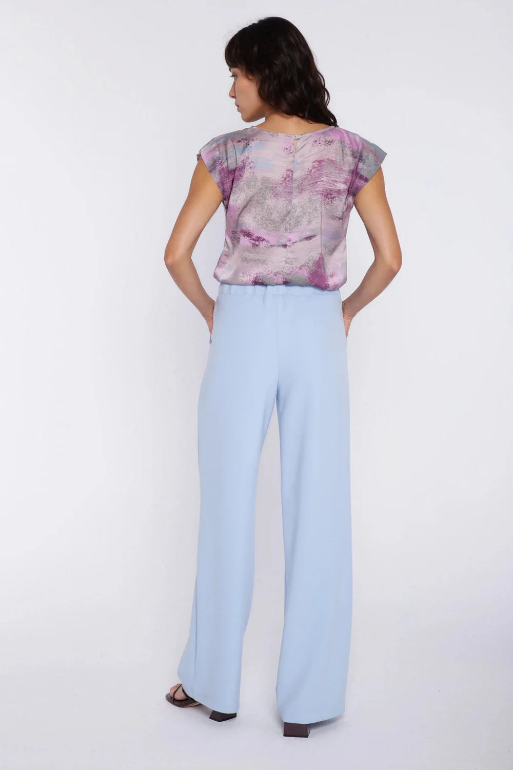 Pantalon femme bleu – Image 3