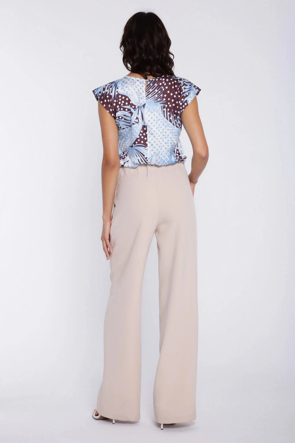 Pantalon femme beige – Image 3
