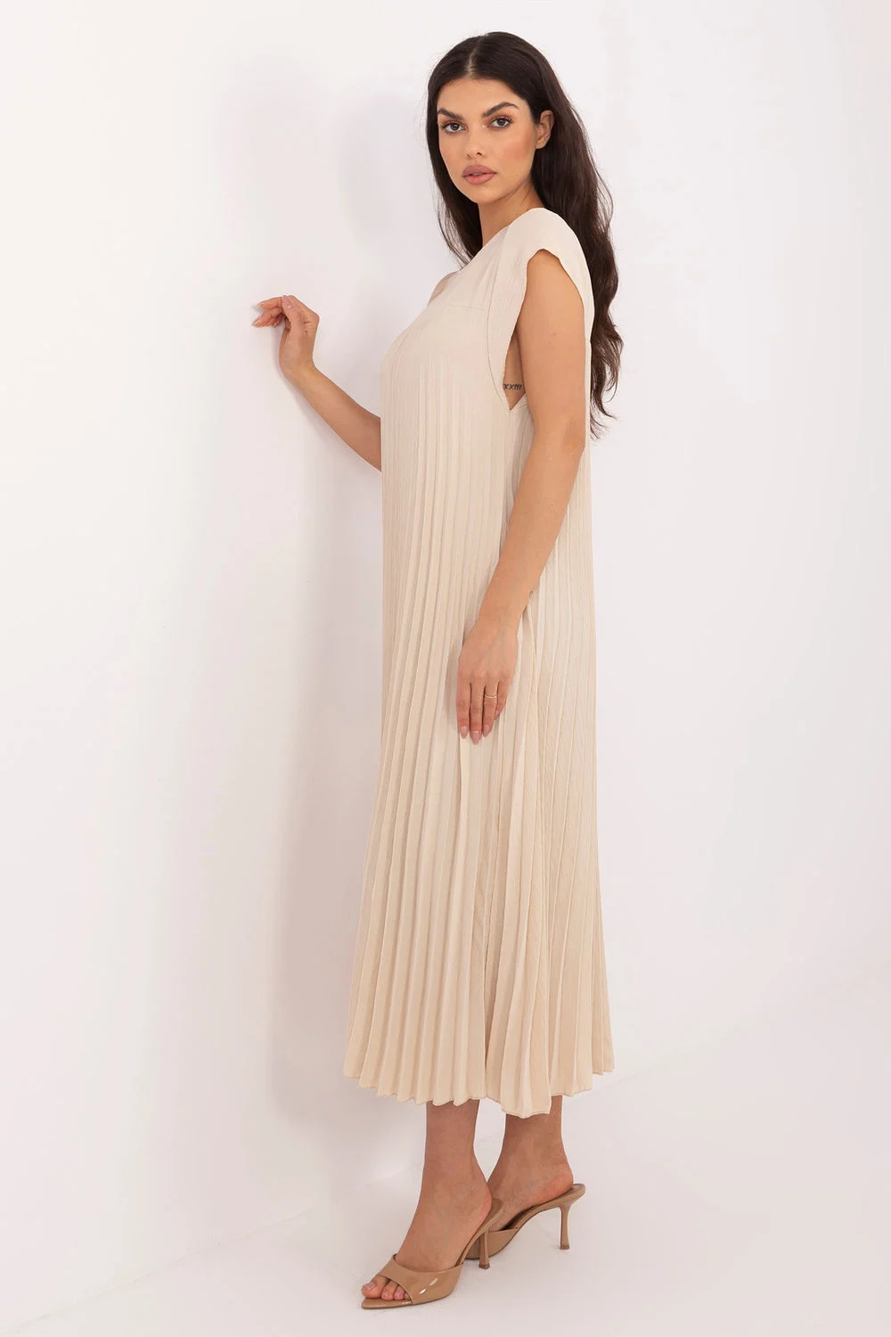 Robe de jour beige – Image 2