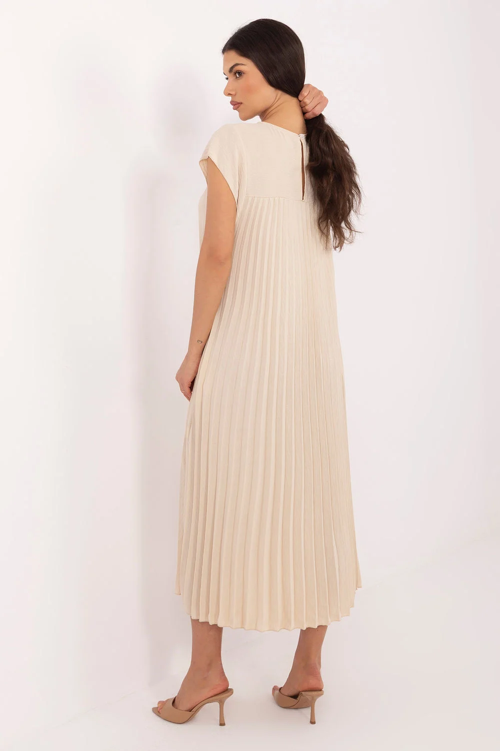Robe de jour beige – Image 3