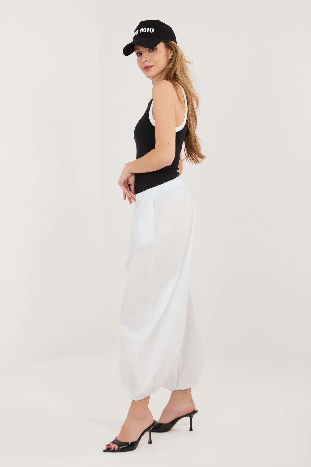 Pantalon femme blanc – Image 2