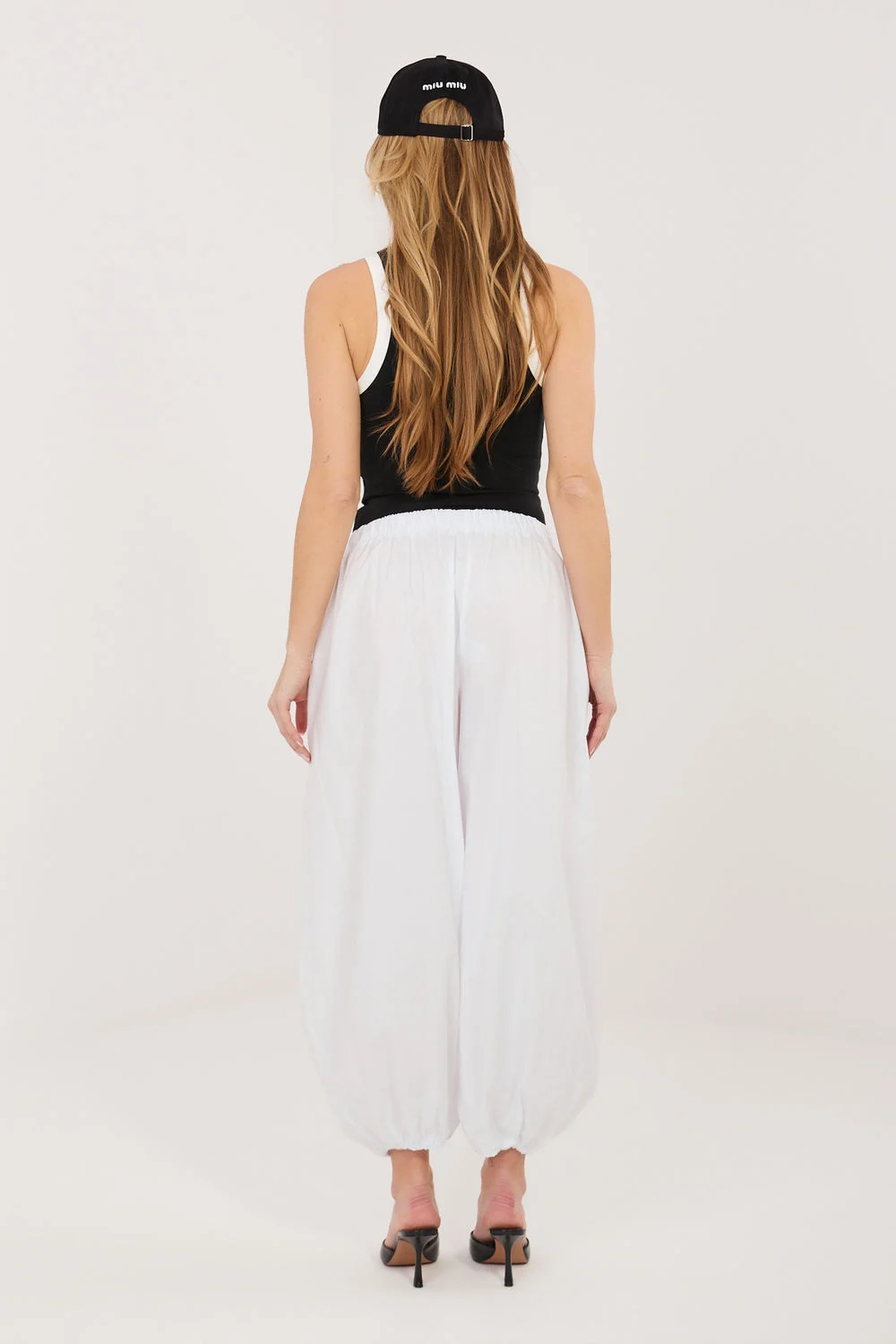 Pantalon femme blanc – Image 3
