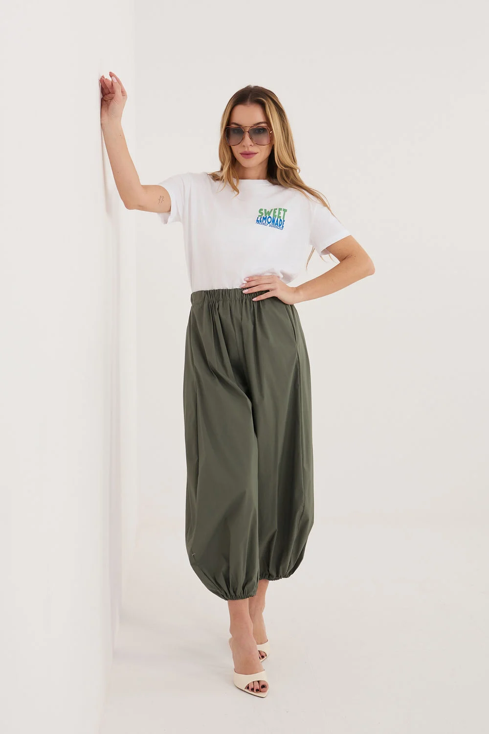 Pantalon femme vert – Image 2