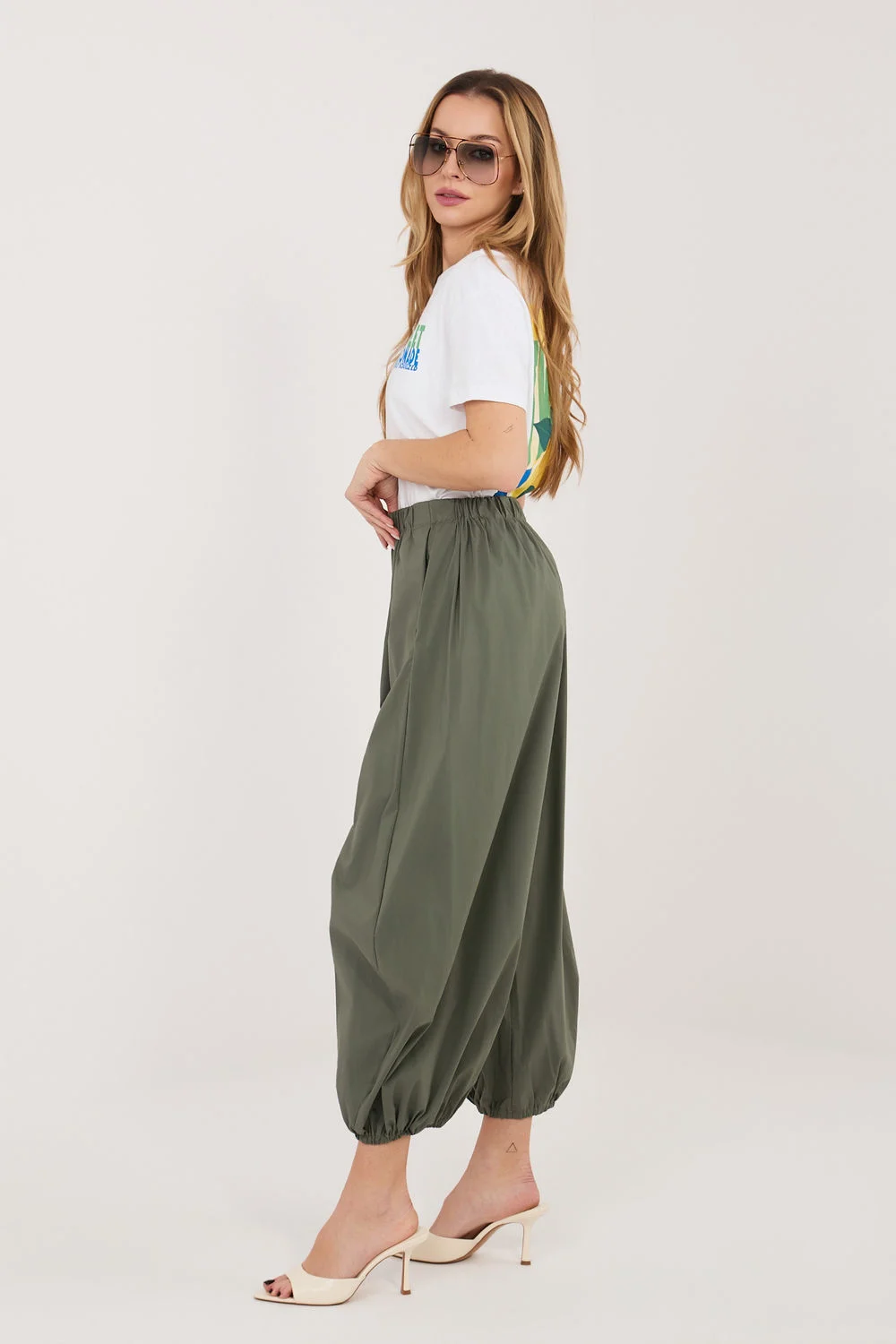 Pantalon femme vert – Image 3