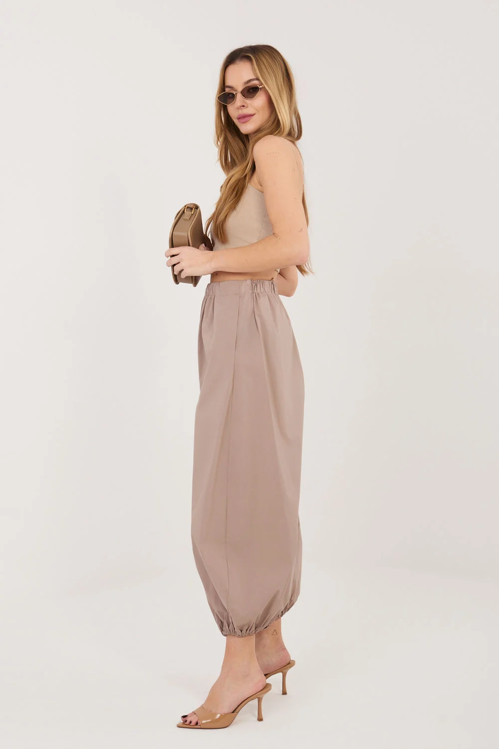 Pantalon femme beige – Image 2