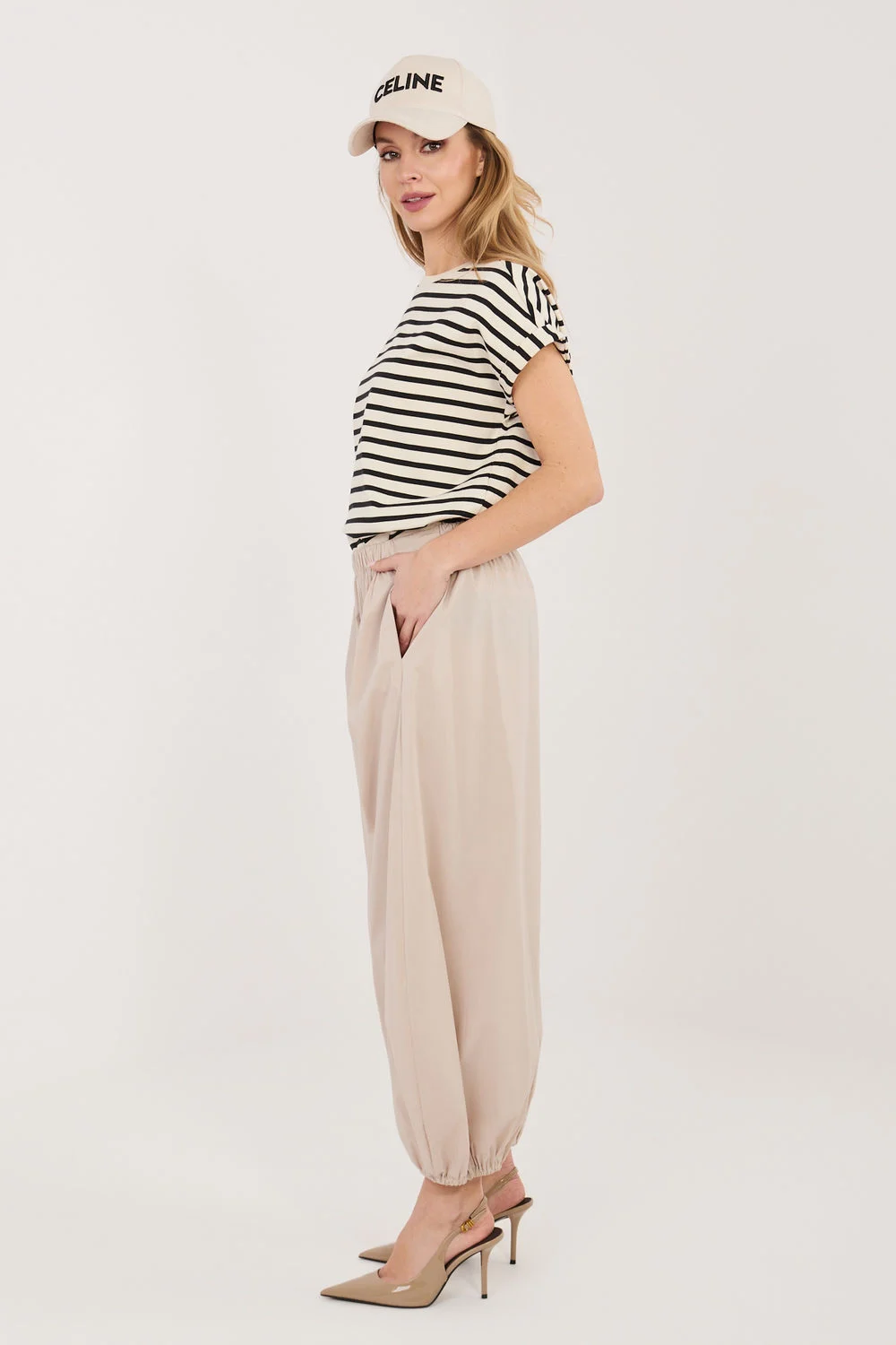 Pantalon femme beige – Image 2