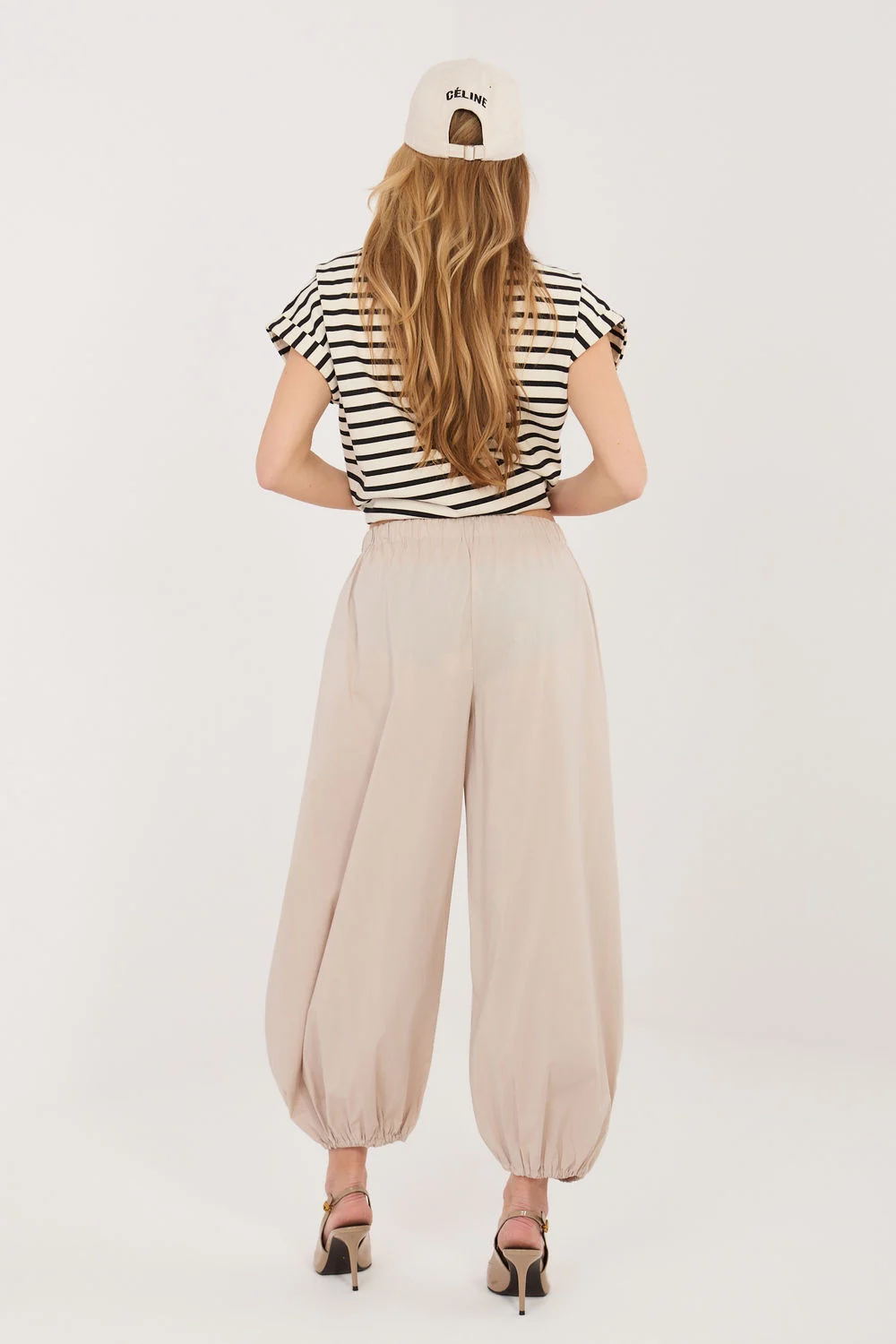 Pantalon femme beige – Image 3