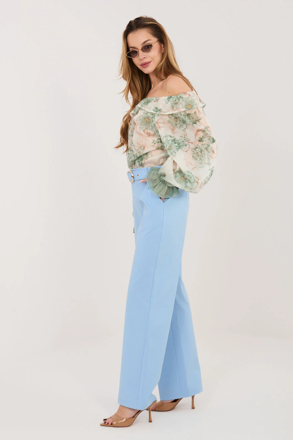Pantalon femme bleu – Image 2