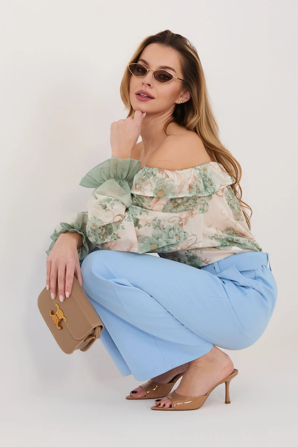 Pantalon femme bleu – Image 4
