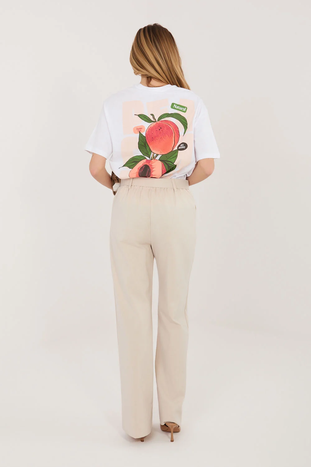 Pantalon femme beige – Image 3