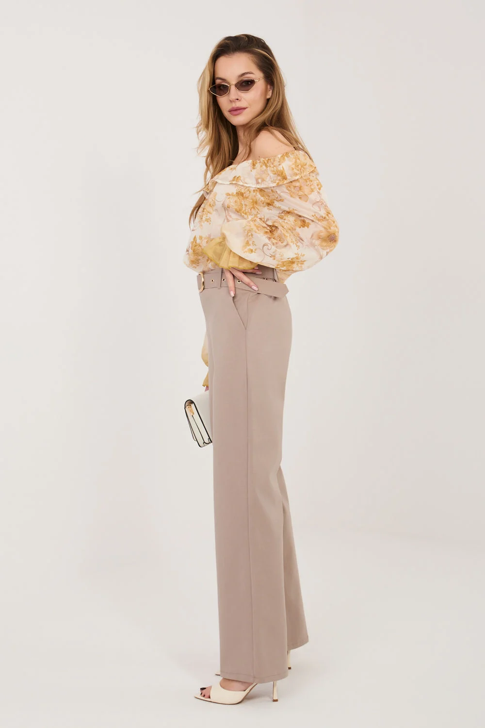 Pantalon femme beige – Image 2