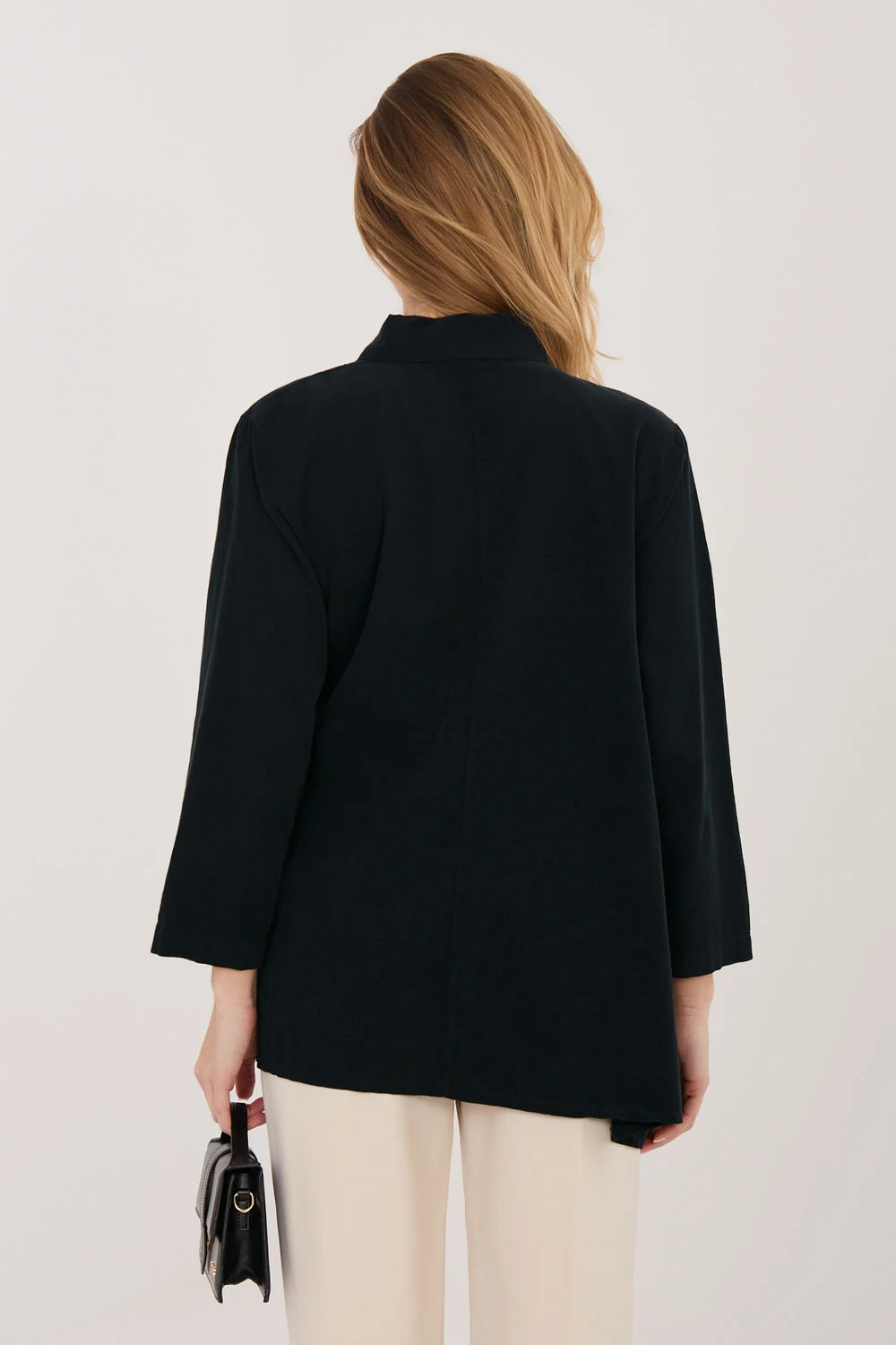 Chemise manche longue noire – Image 3