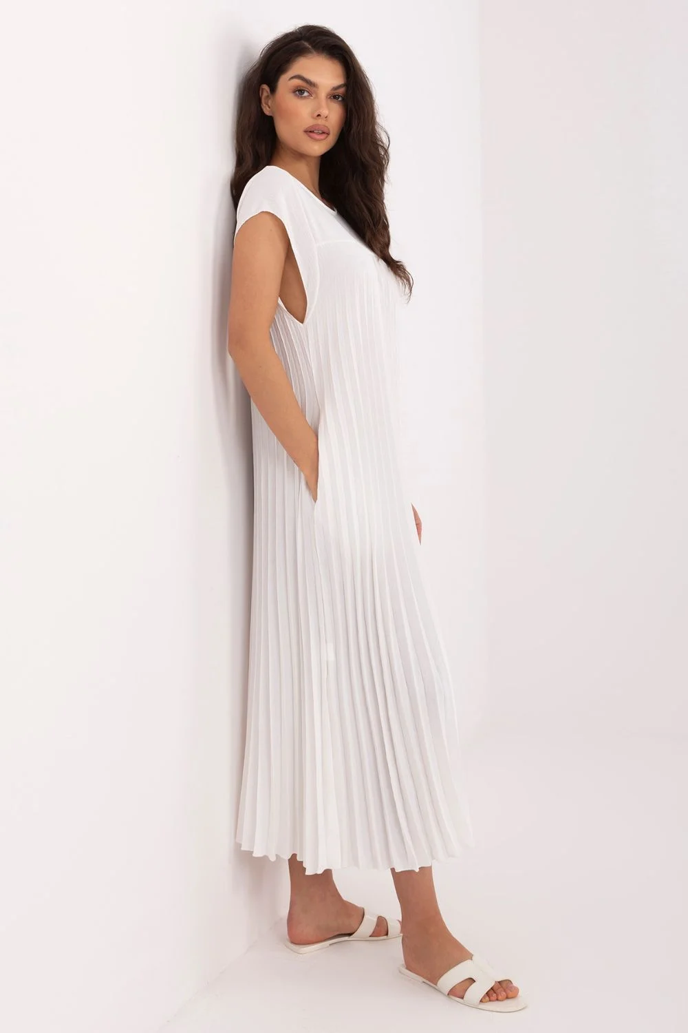 Robe de jour beige – Image 3