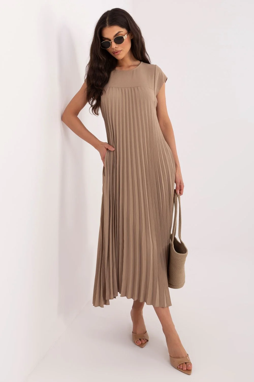 Robe de jour beige – Image 3
