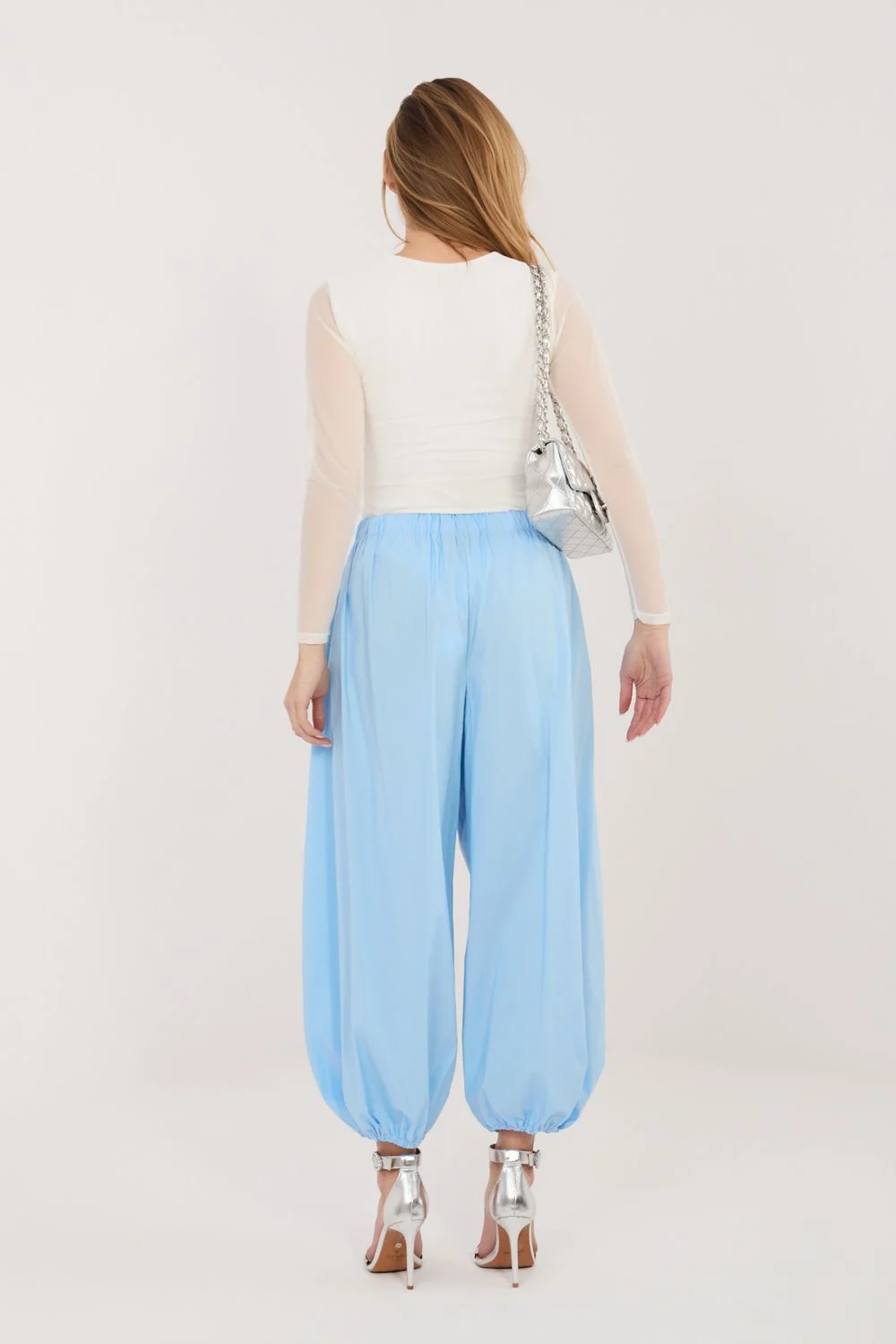 Pantalon femme bleu – Image 4