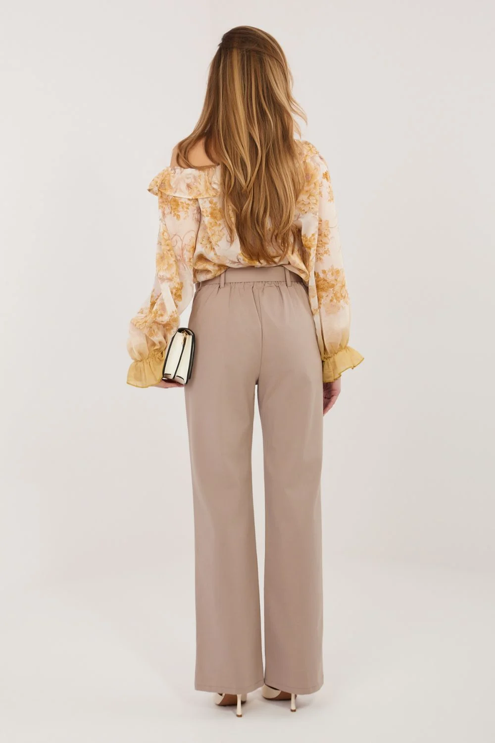 Pantalon femme beige – Image 4