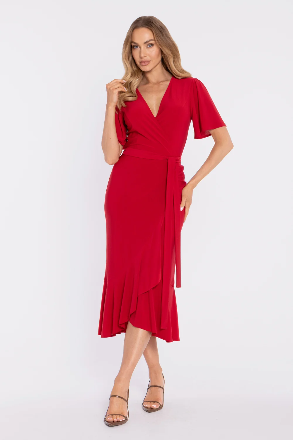 Robe de jour rouge – Image 2