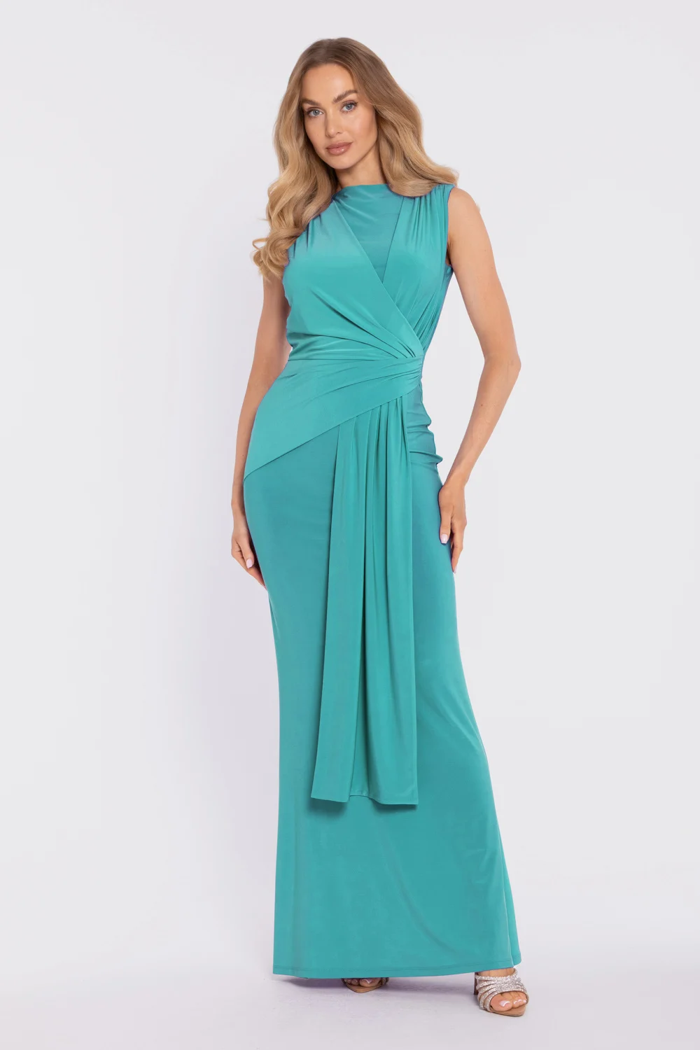 Robe longue verte