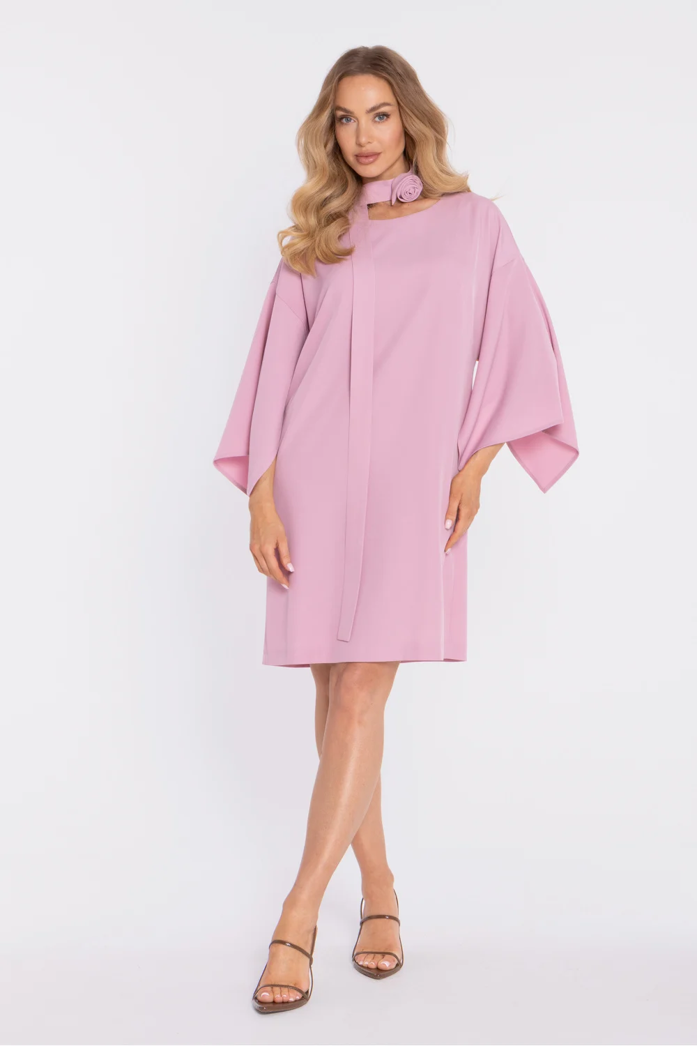 Robe de cocktail rose – Image 4