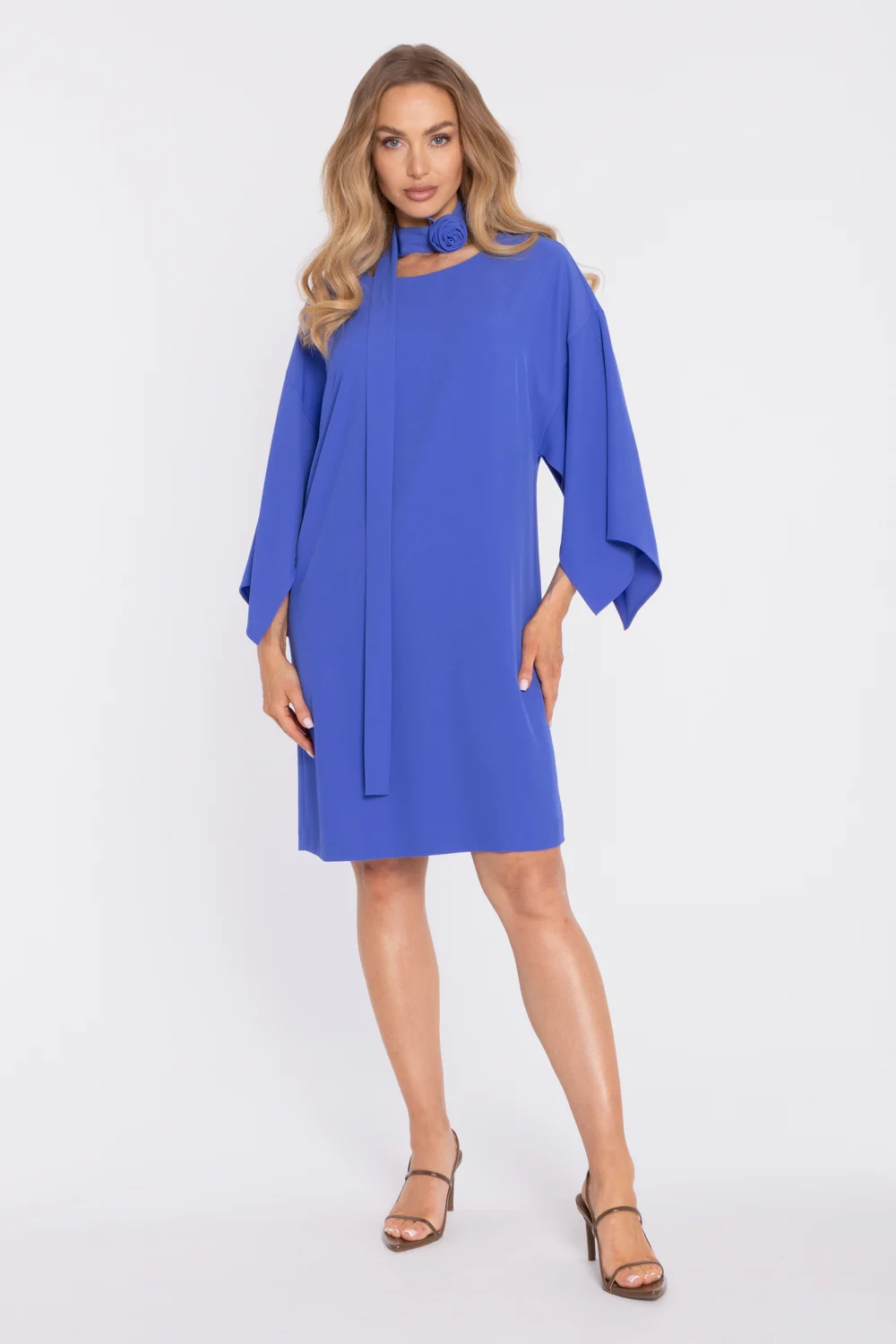 Robe de cocktail bleue – Image 2