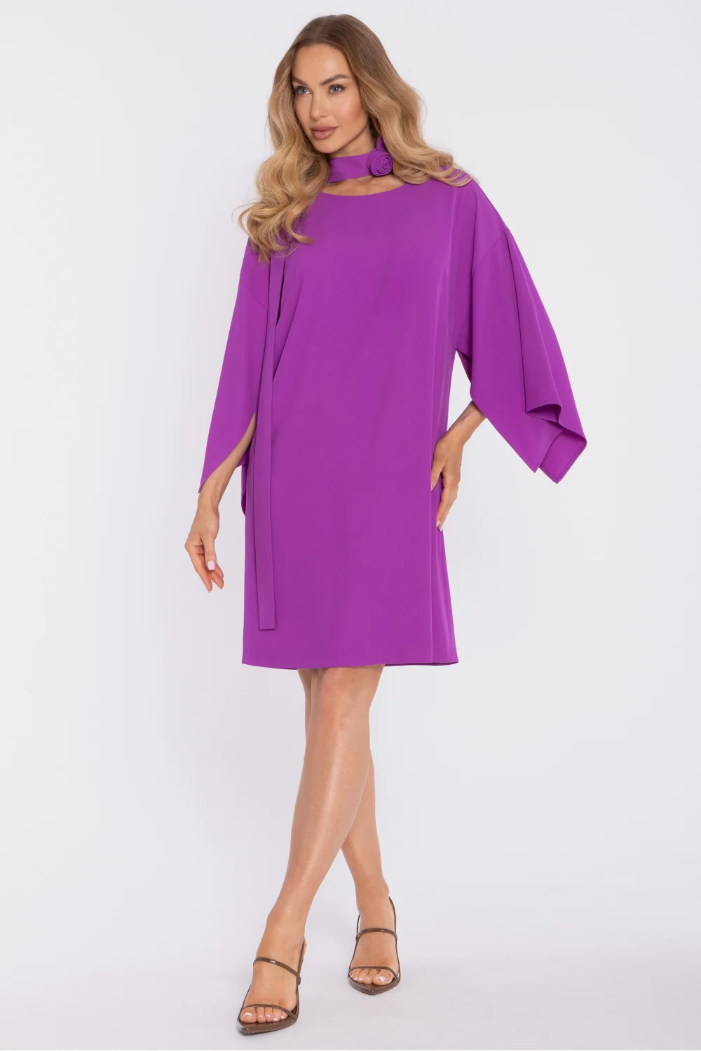 Robe de cocktail violette – Image 2