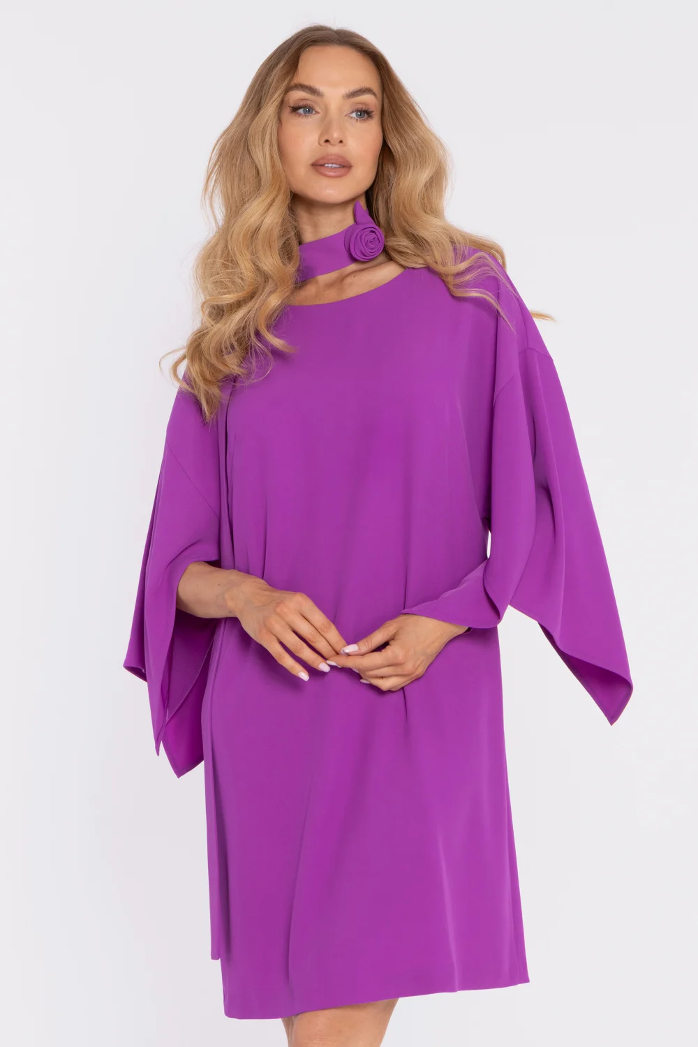 Robe de cocktail violette – Image 4