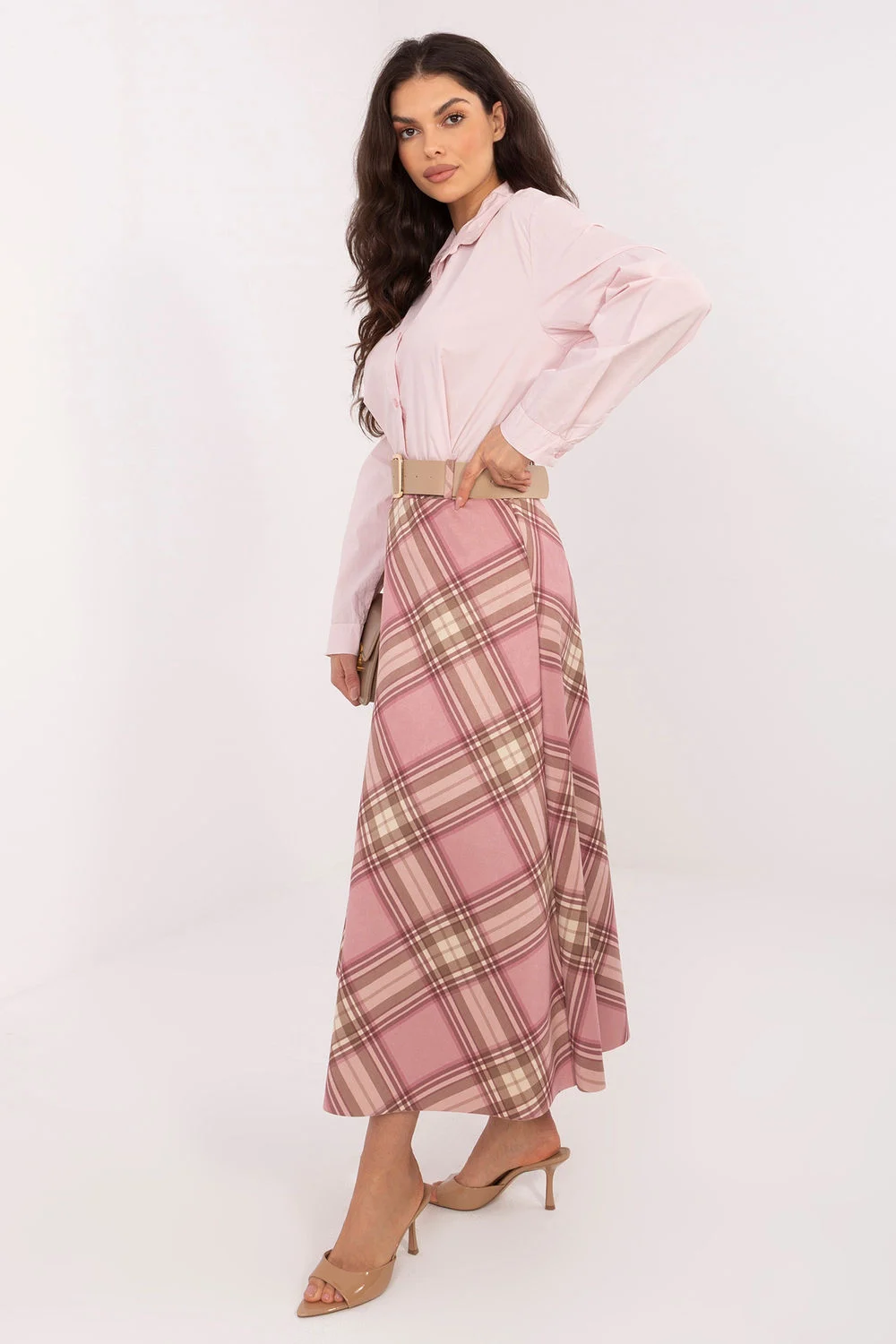 Jupe longue rose – Image 2
