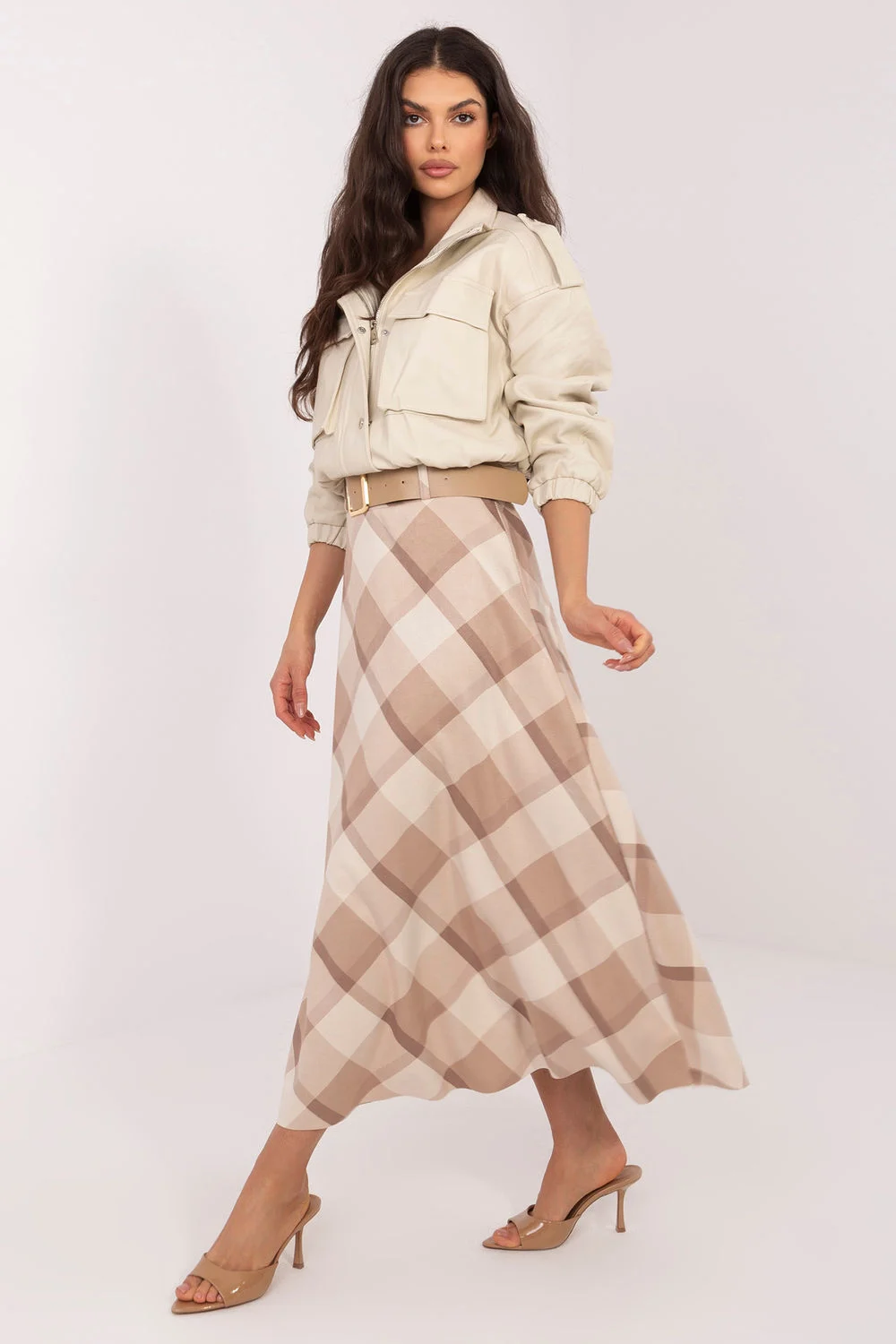 Jupe longue beige – Image 2