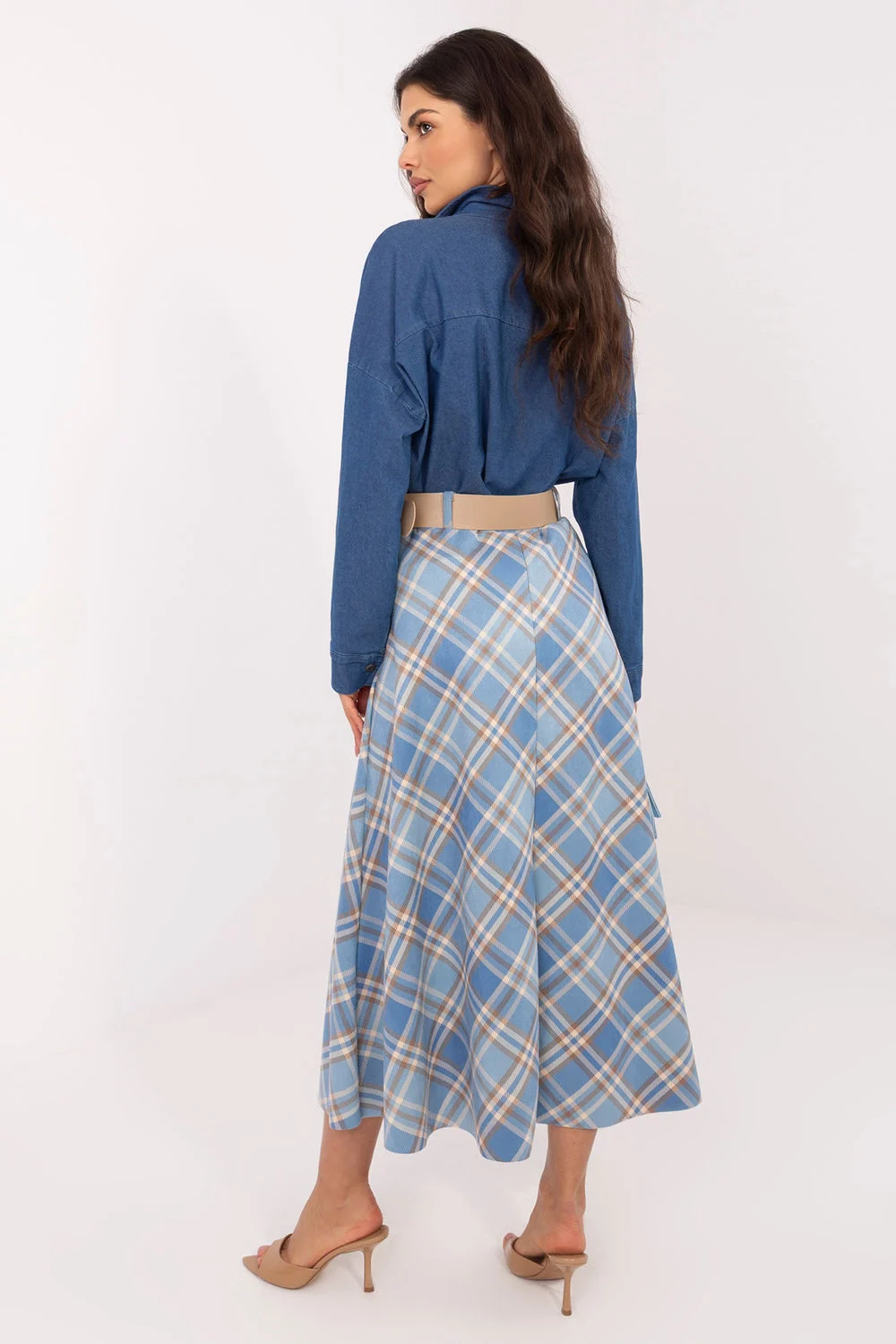 Jupe longue bleu – Image 3
