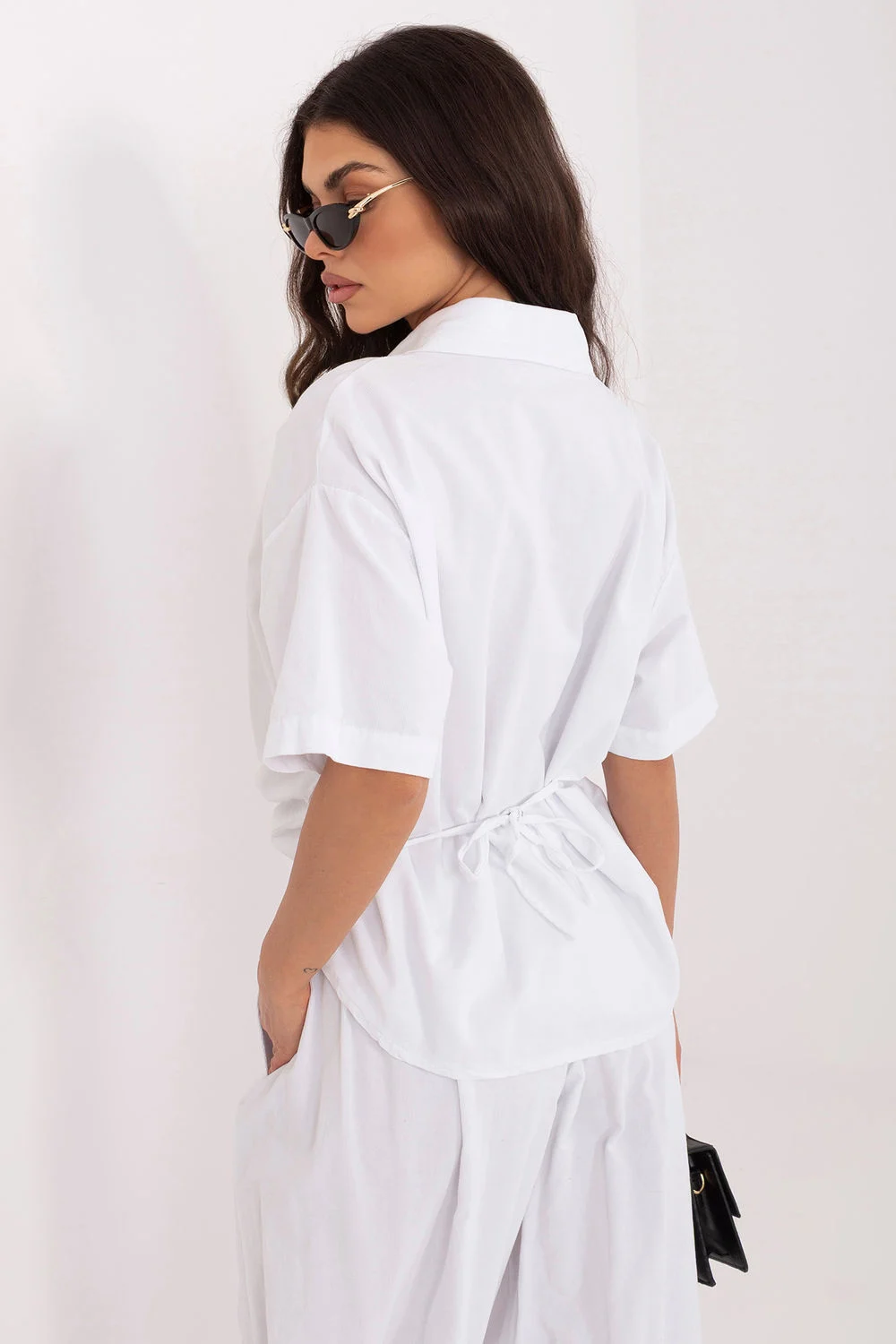 Chemise manche courte blanc – Image 3