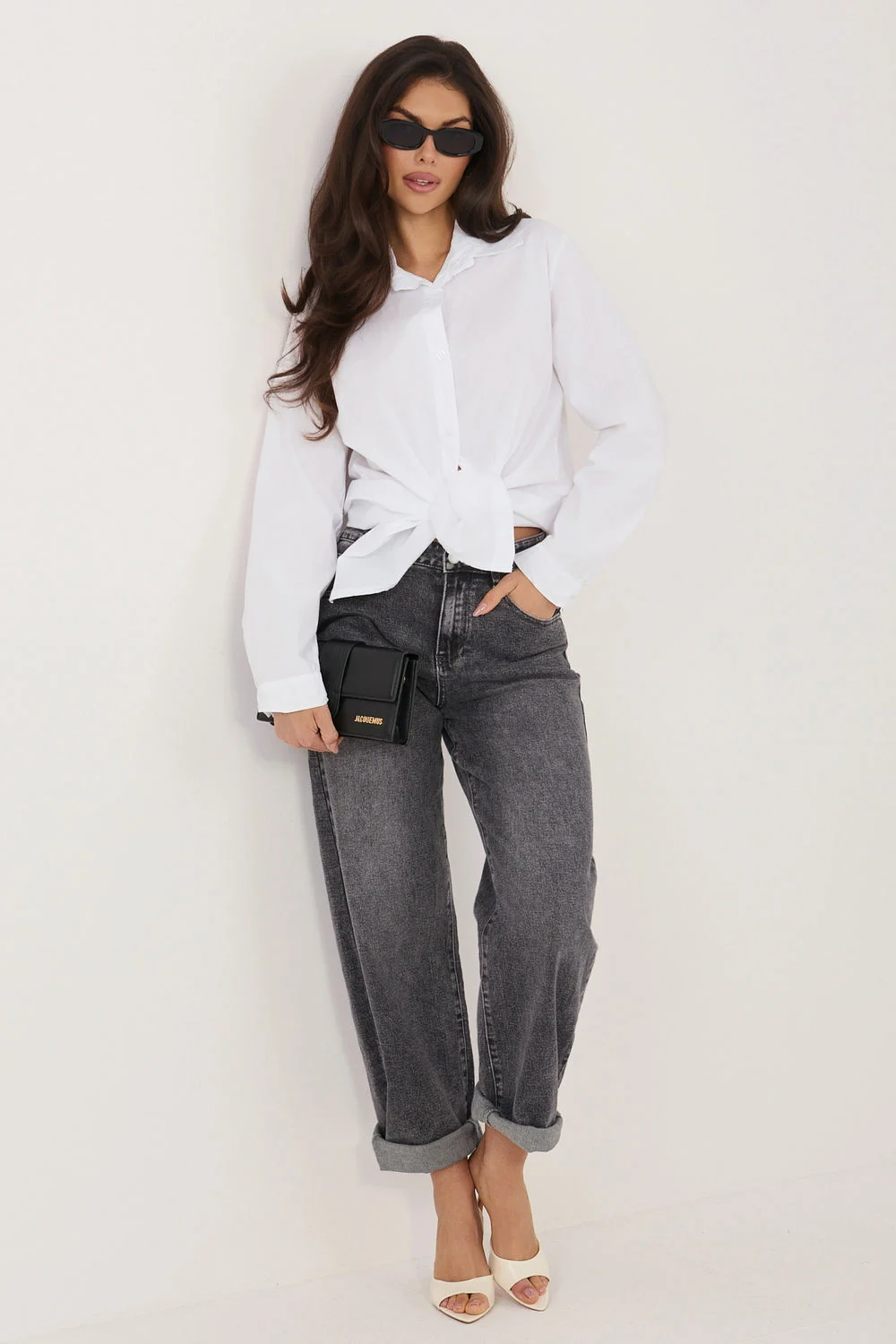 Chemise manche longue blanche – Image 2