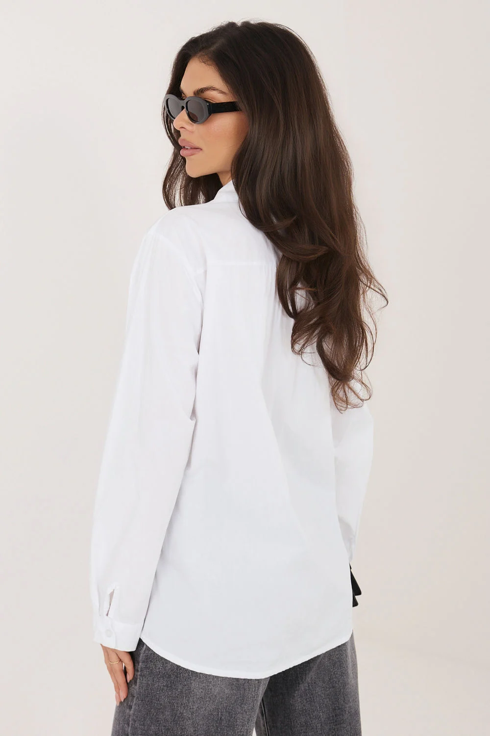 Chemise manche longue blanche – Image 3