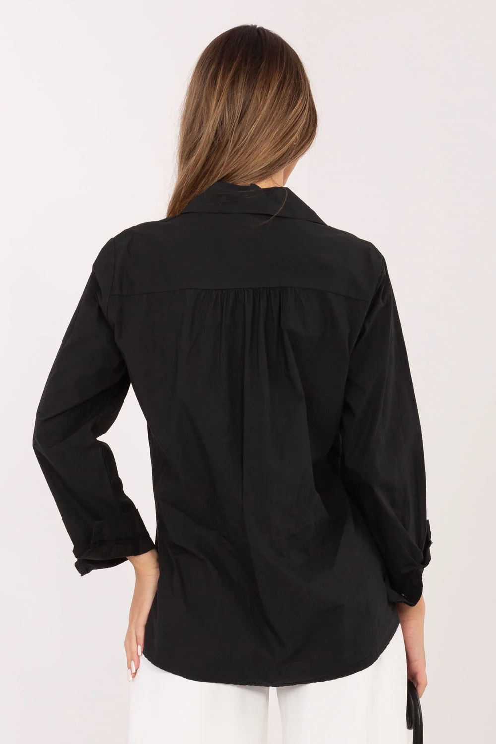 Chemise manche longue noire – Image 3