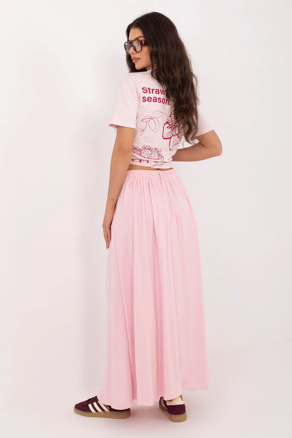Jupe longue rose – Image 3