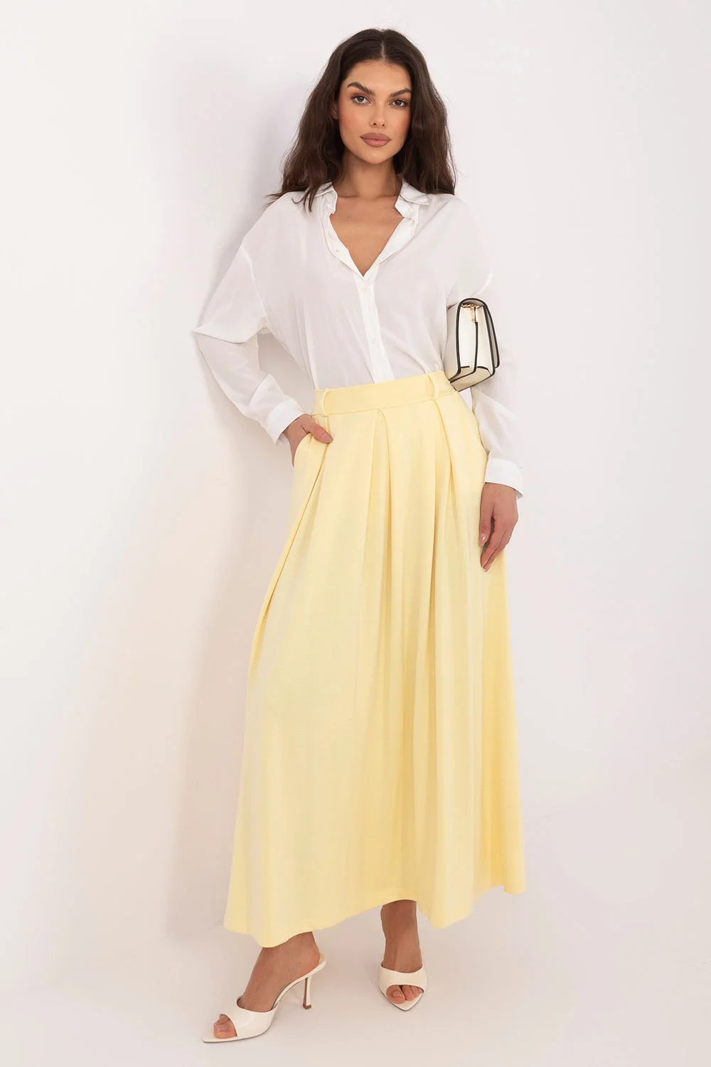 Jupe longue jaune