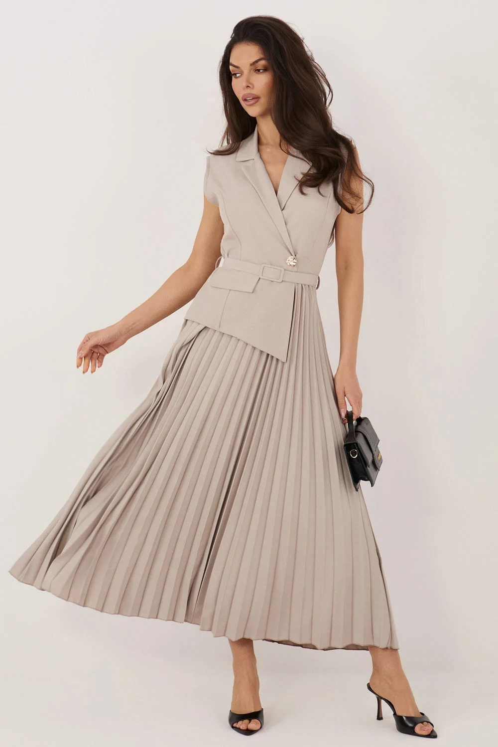 Robe de jour beige – Image 2