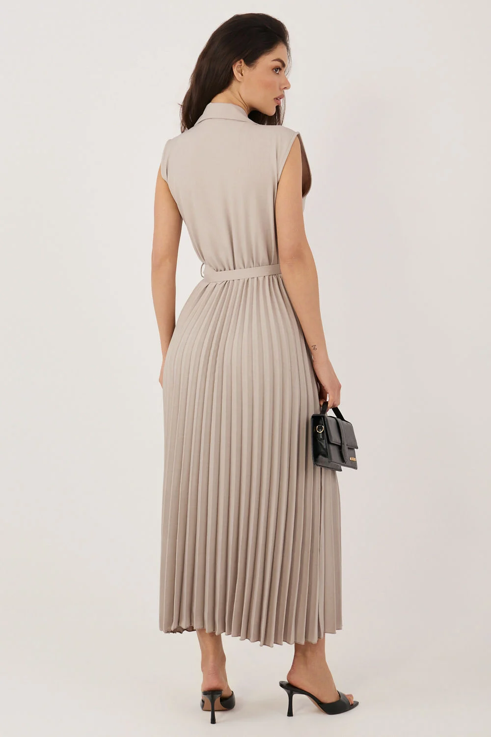 Robe de jour beige – Image 3