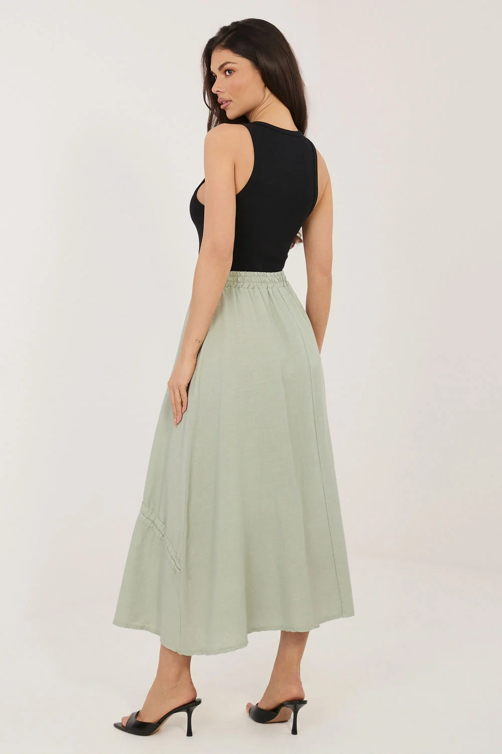 Jupe longue vert – Image 3