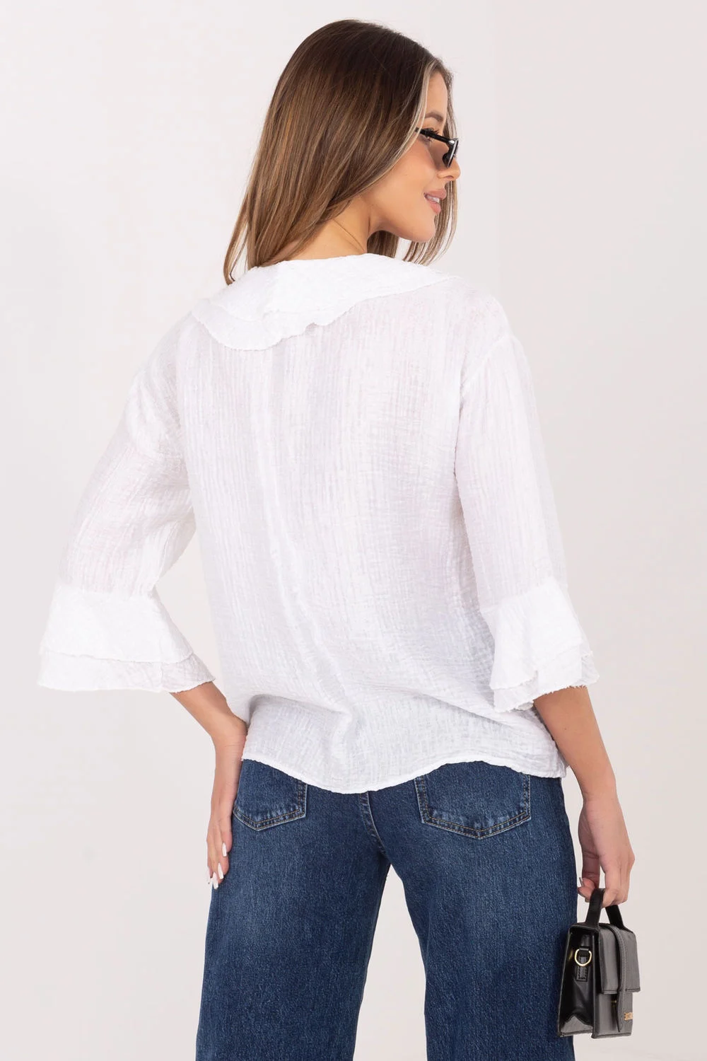 Chemise manche longue blanche – Image 3