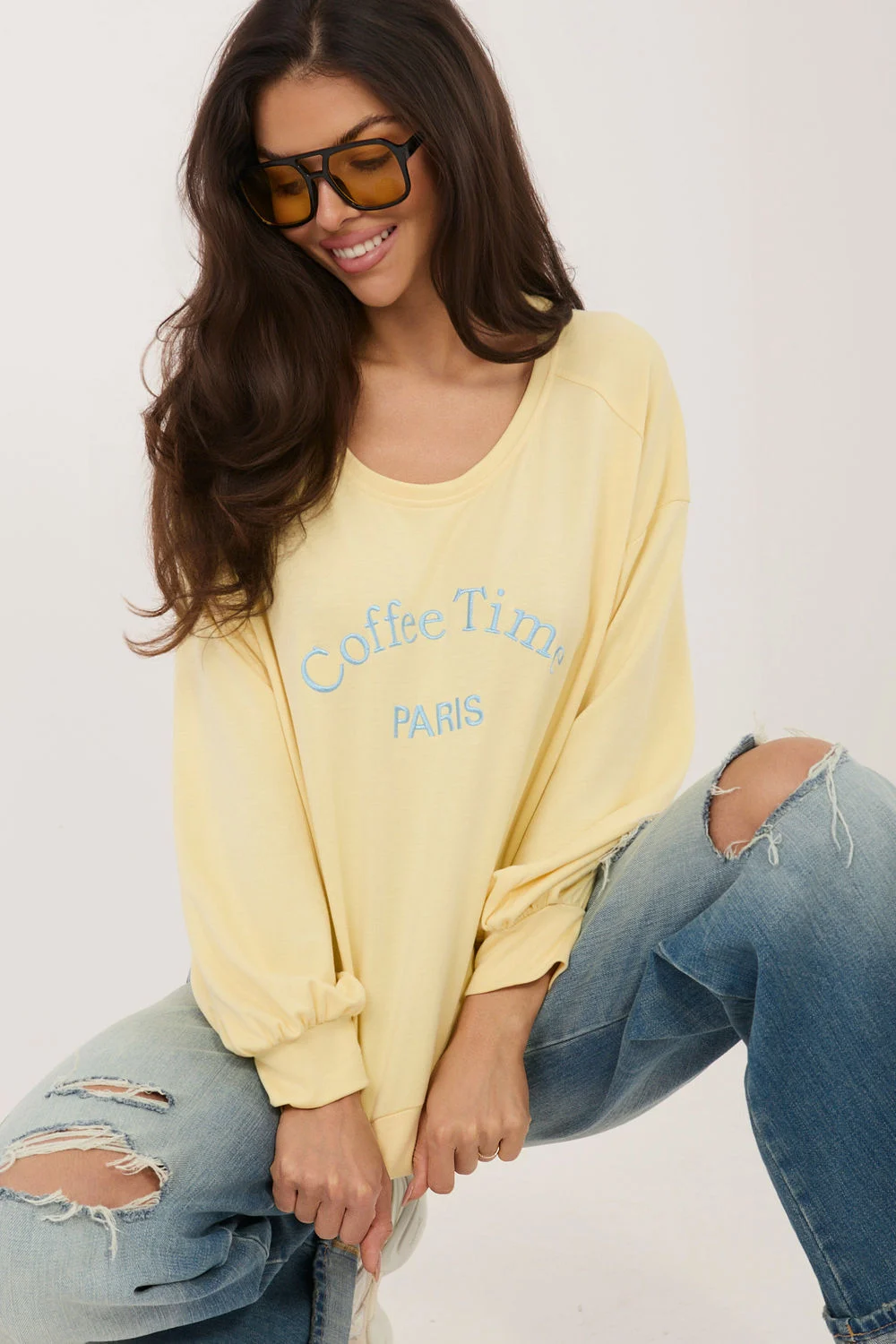 Sweatshirt jaune – Image 2