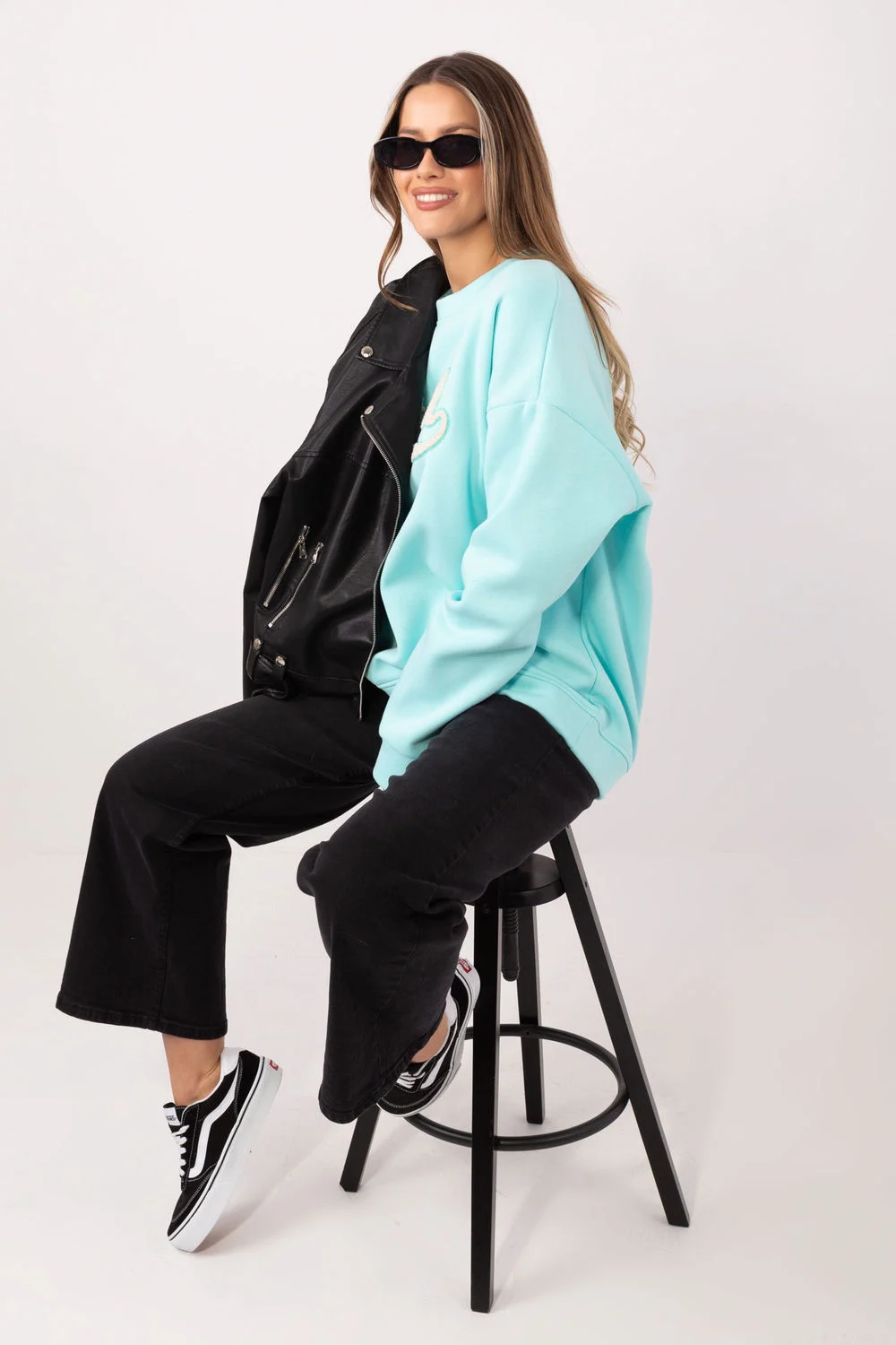 Sweatshirt vert – Image 2