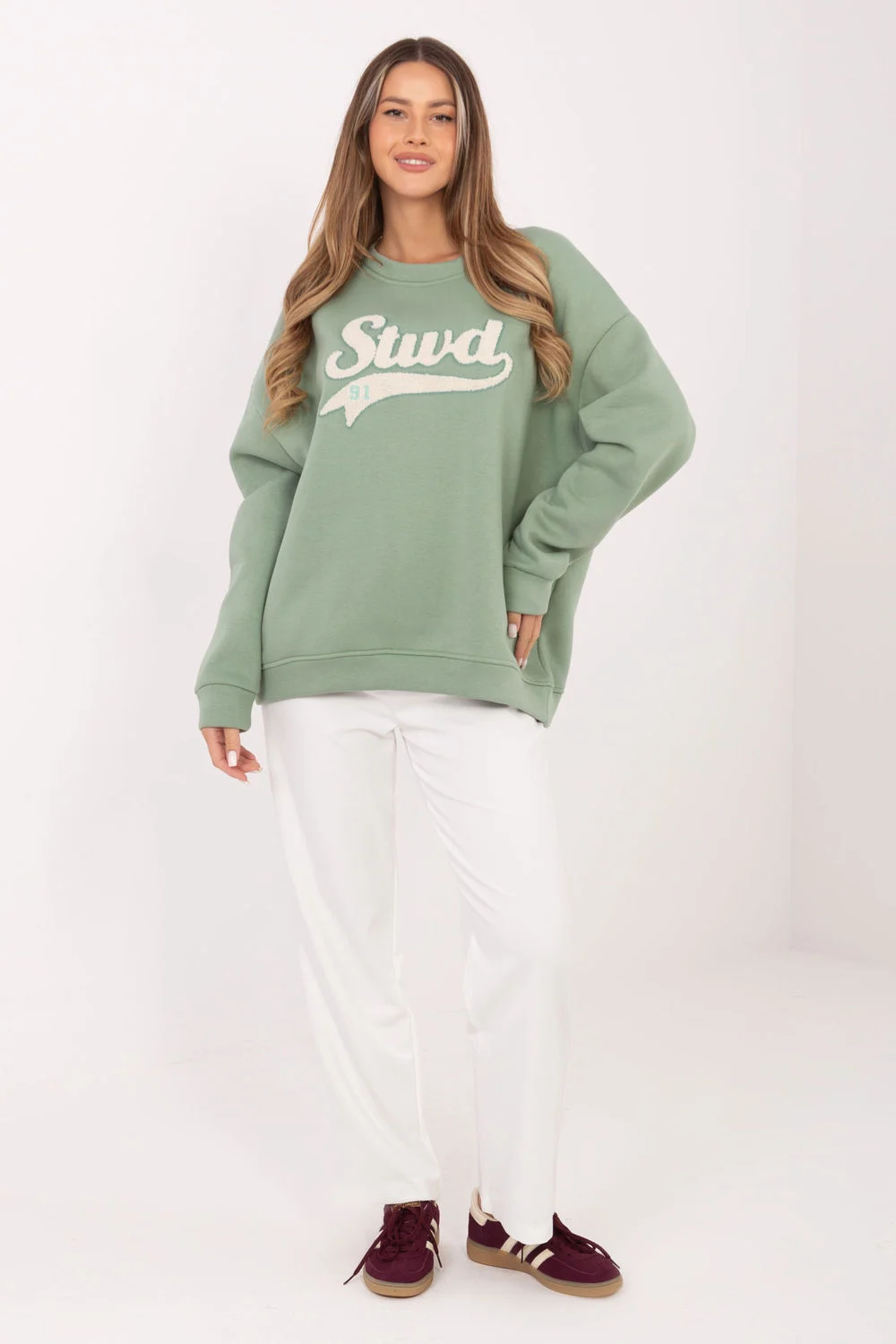 Sweatshirt vert – Image 2