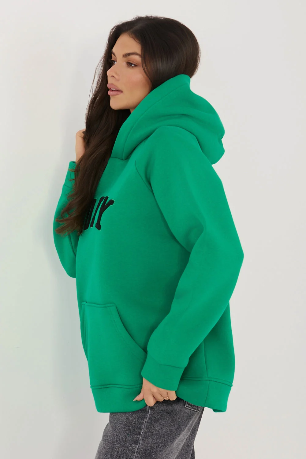 Sweatshirt vert – Image 2