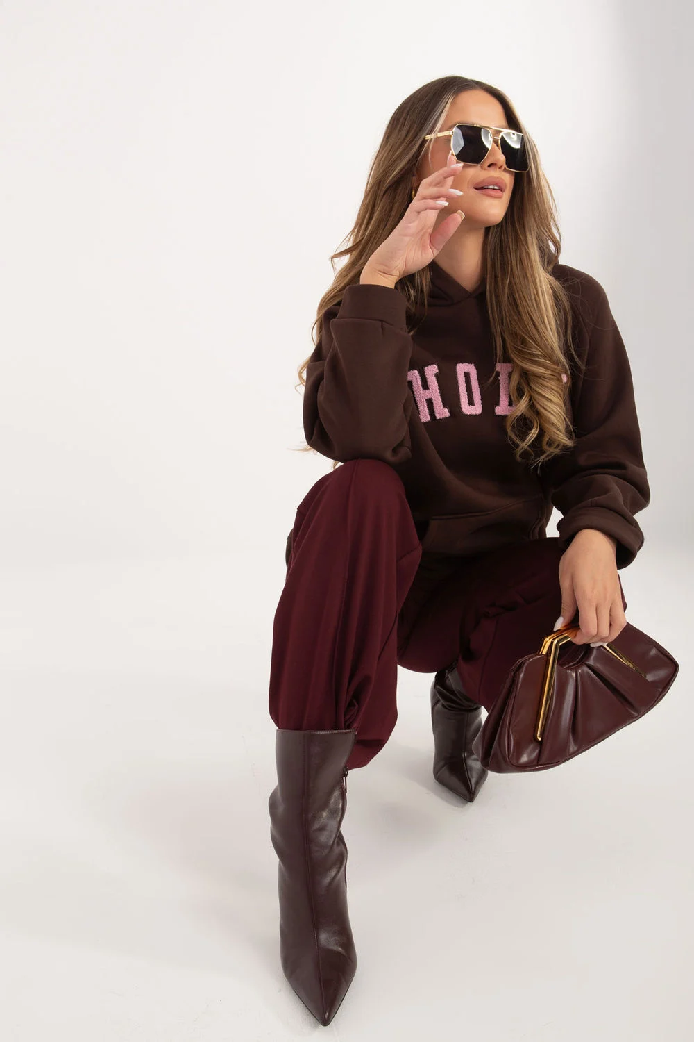 Sweatshirt brun – Image 4
