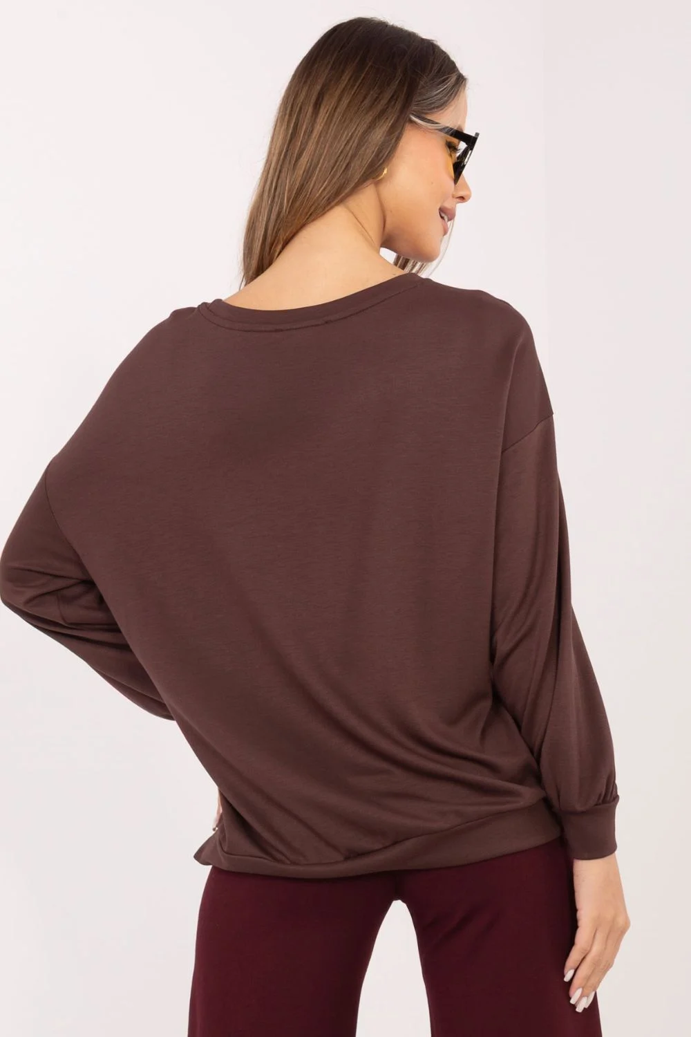 Sweatshirt brun – Image 4