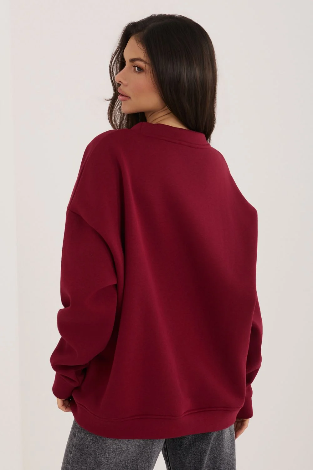 Sweatshirt rouge – Image 4