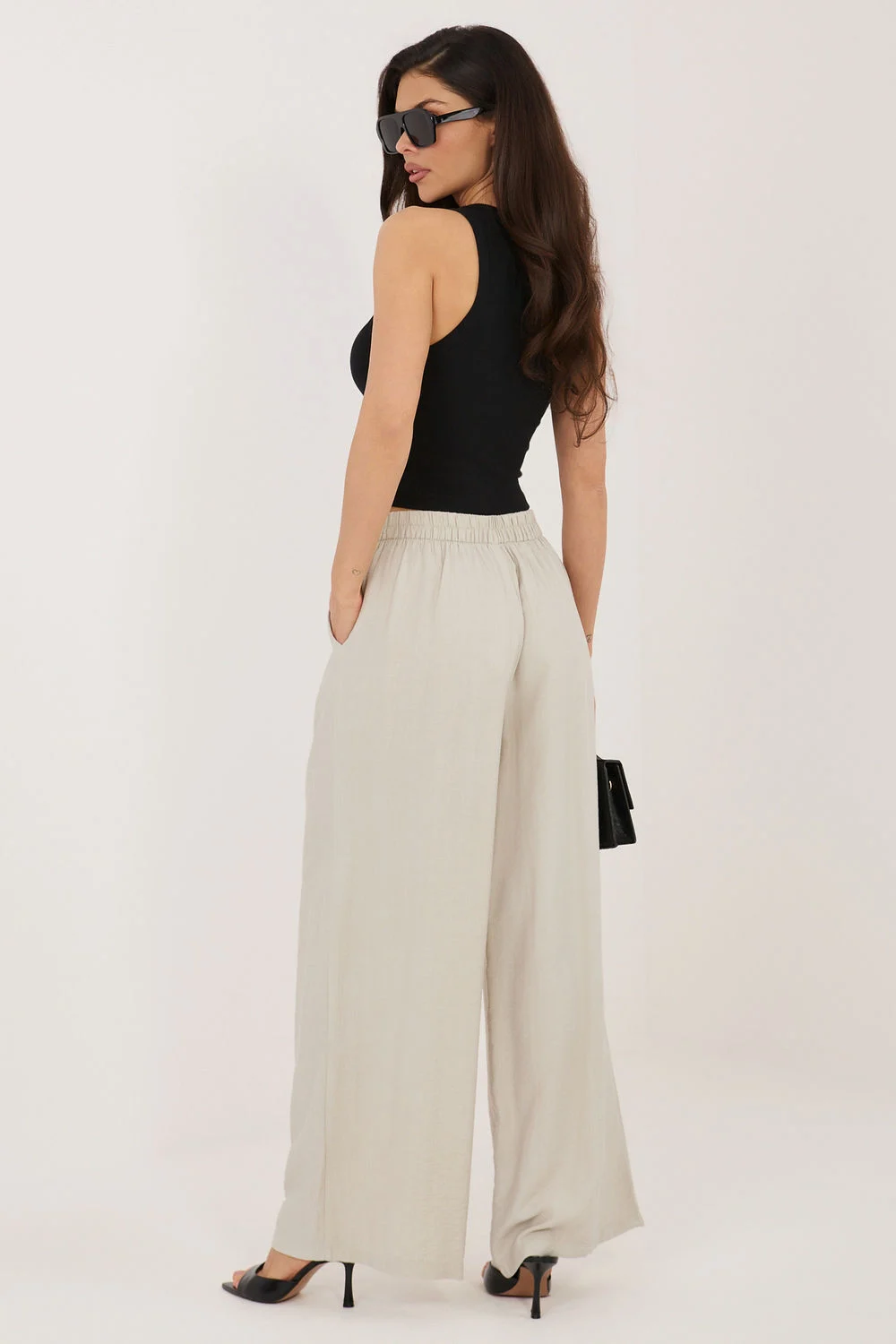 Pantalon femme beige – Image 3