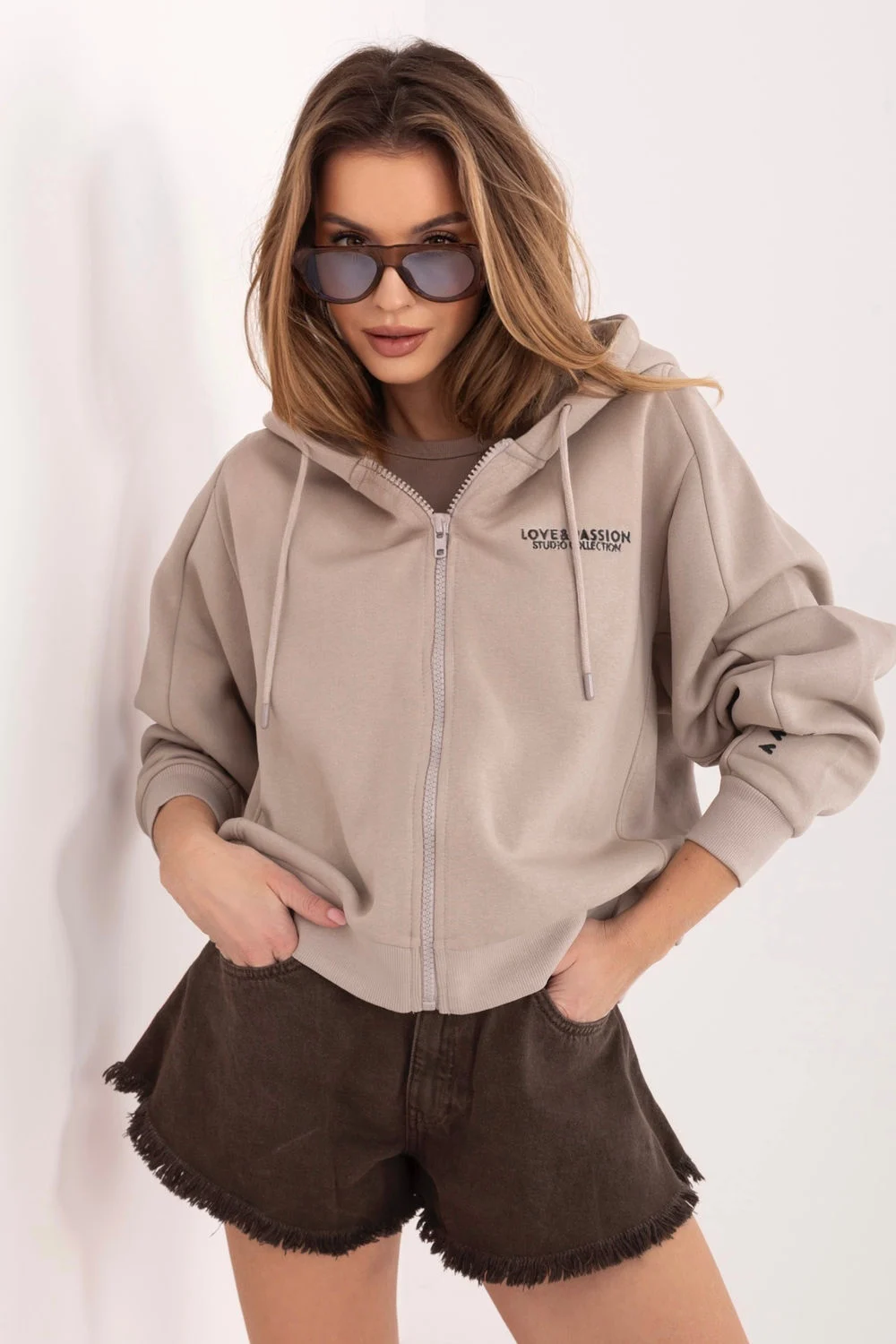 Sweatshirt beige