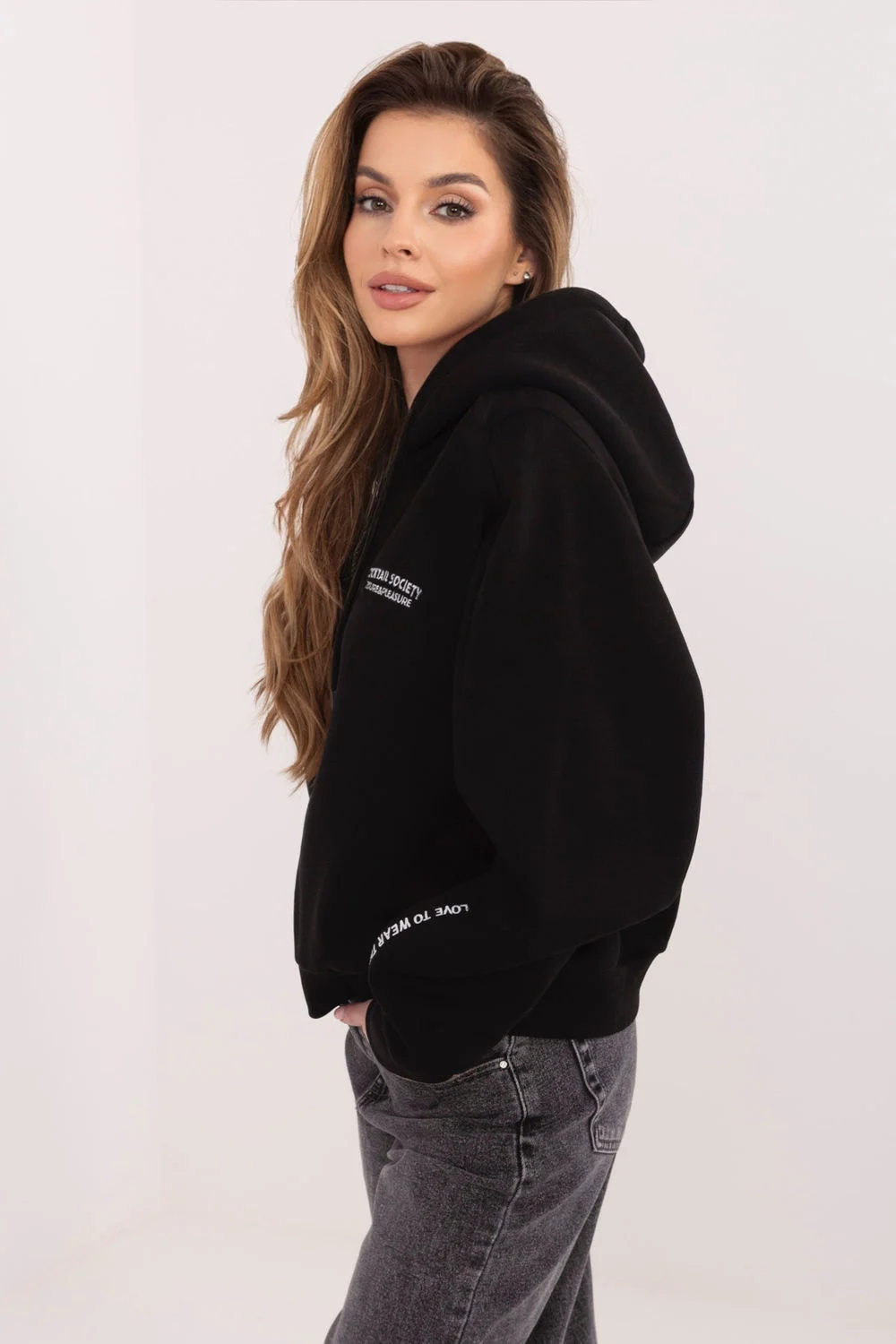 Sweatshirt noir – Image 2