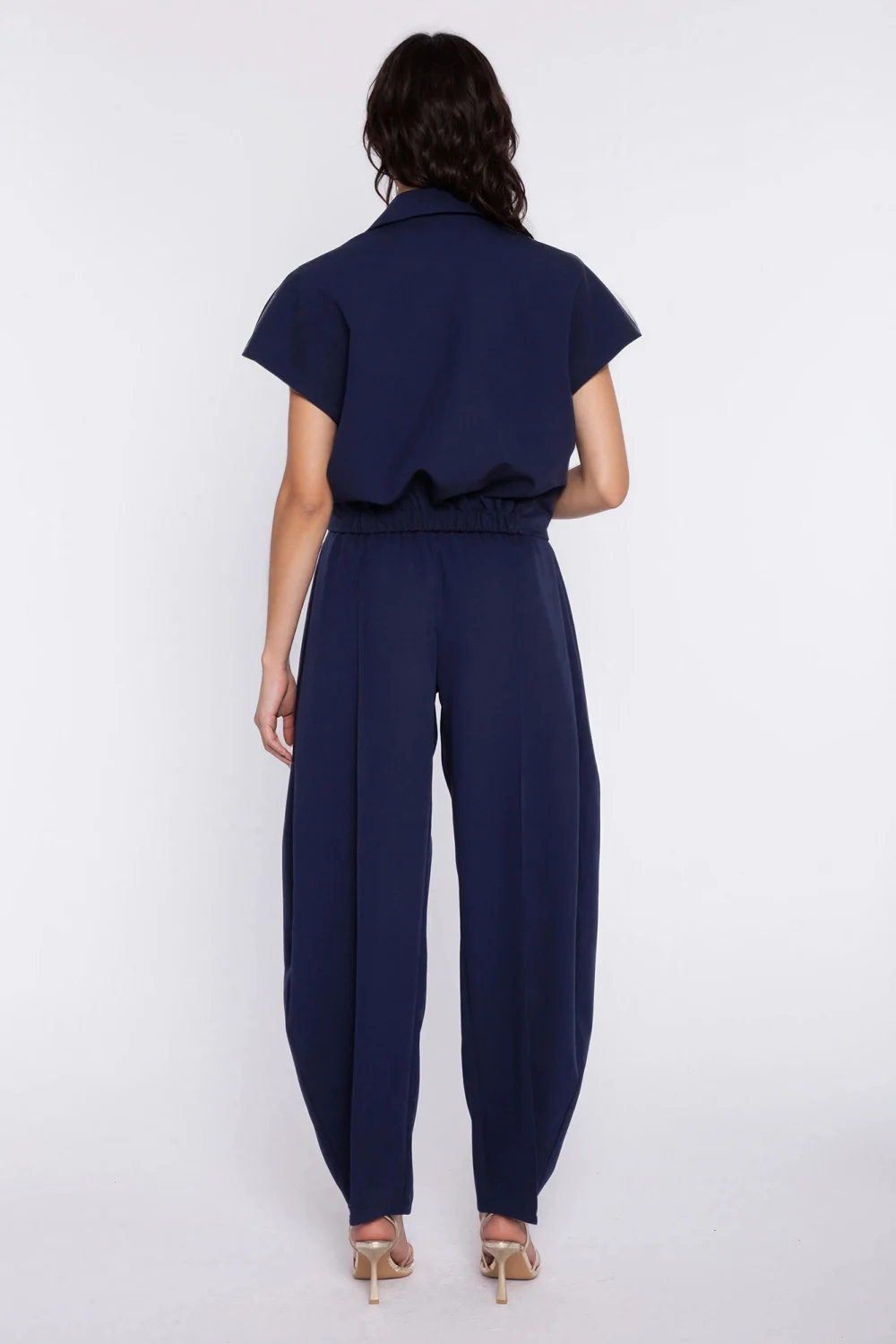 Pantalon femme bleu marine – Image 2